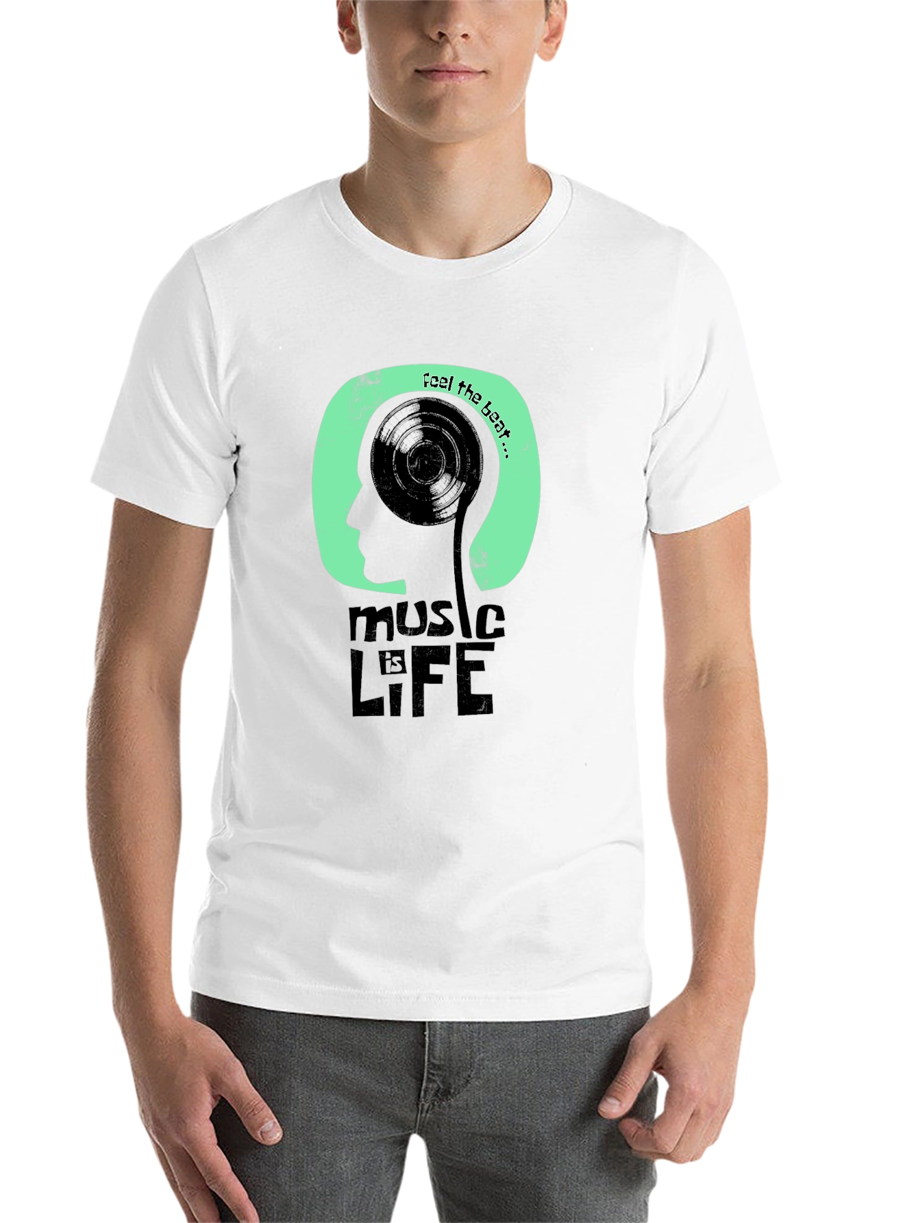 Black Music is Life Graphic T-Shirt view 14
