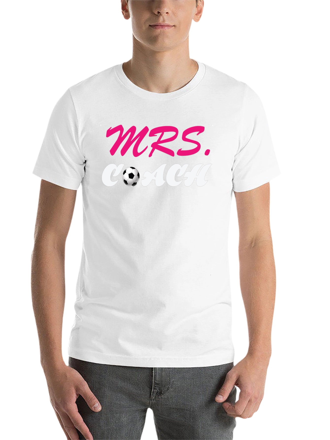 Black Mrs. Coach Soccer T-Shirt - Women's Sports Tee view 14