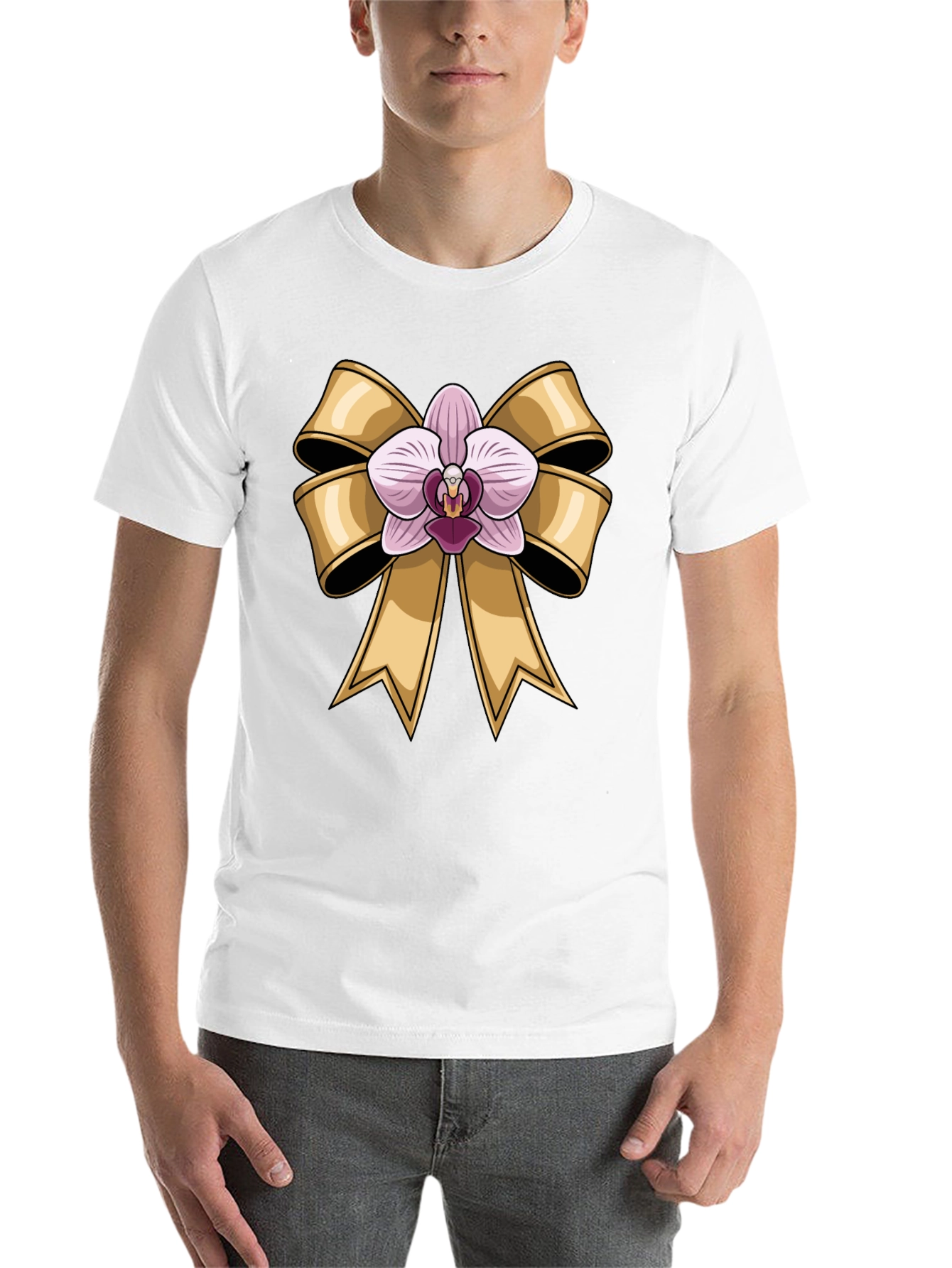 Black Orchid Bow Black T-Shirt view 14