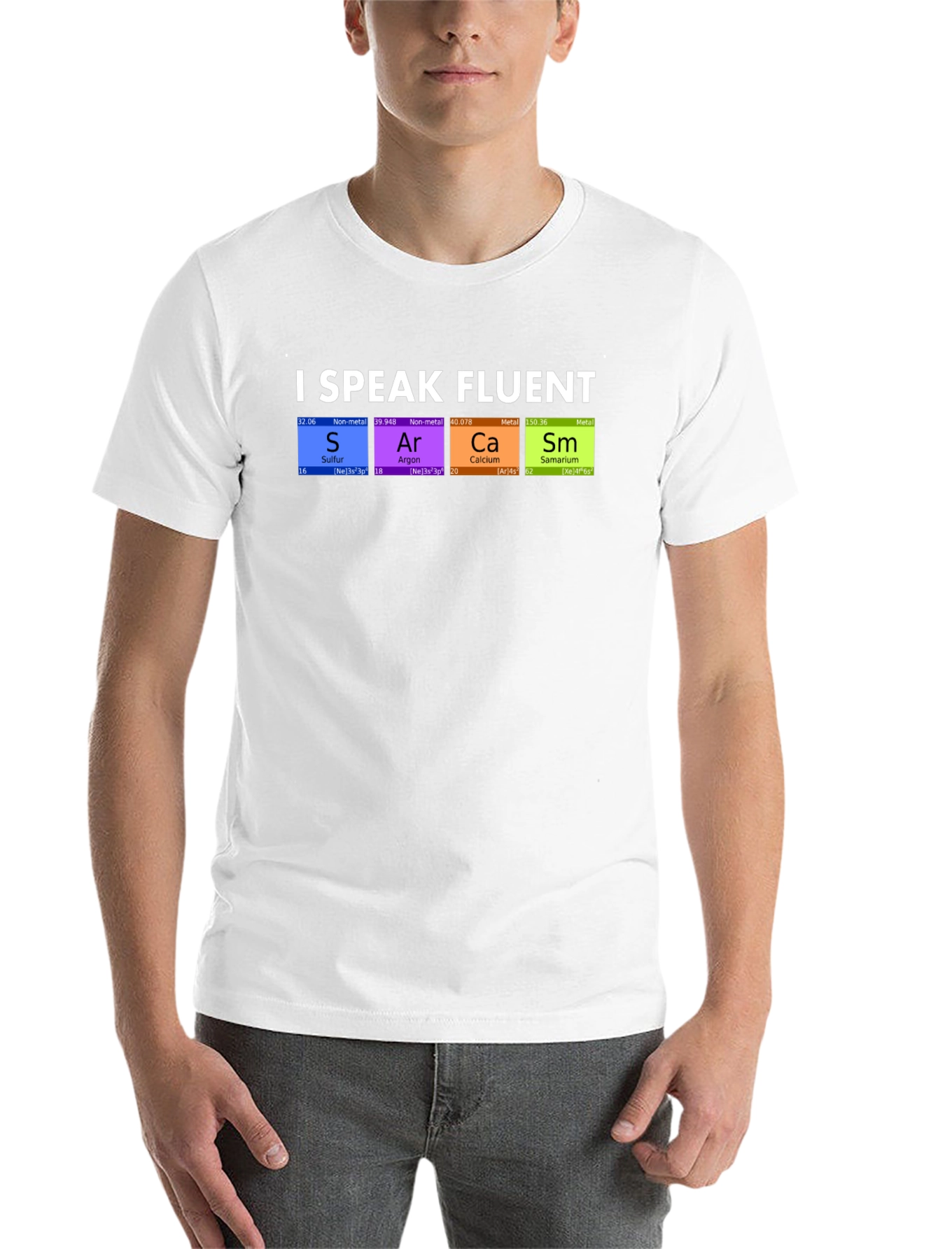 Black I Speak Fluent SArCaSm T-Shirt view 14