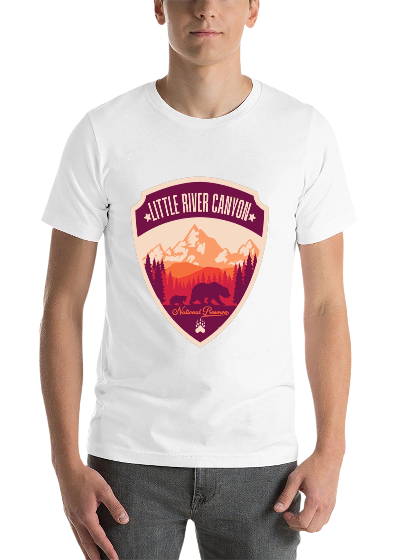 Black Little River Canyon National Reserve T-Shirt view 14