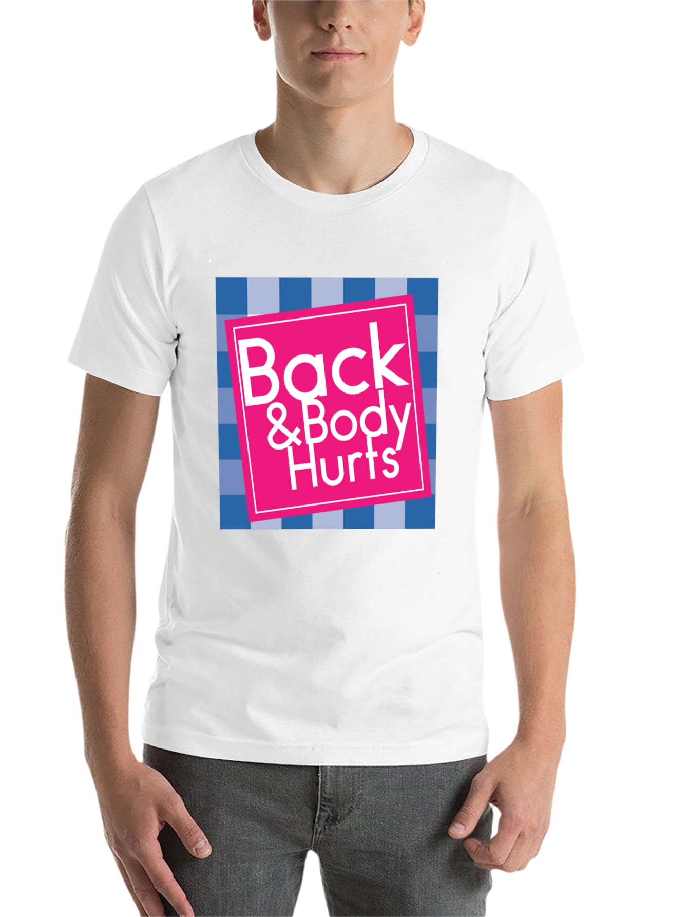 Black Back & Body Hurts Graphic T-Shirt view 14