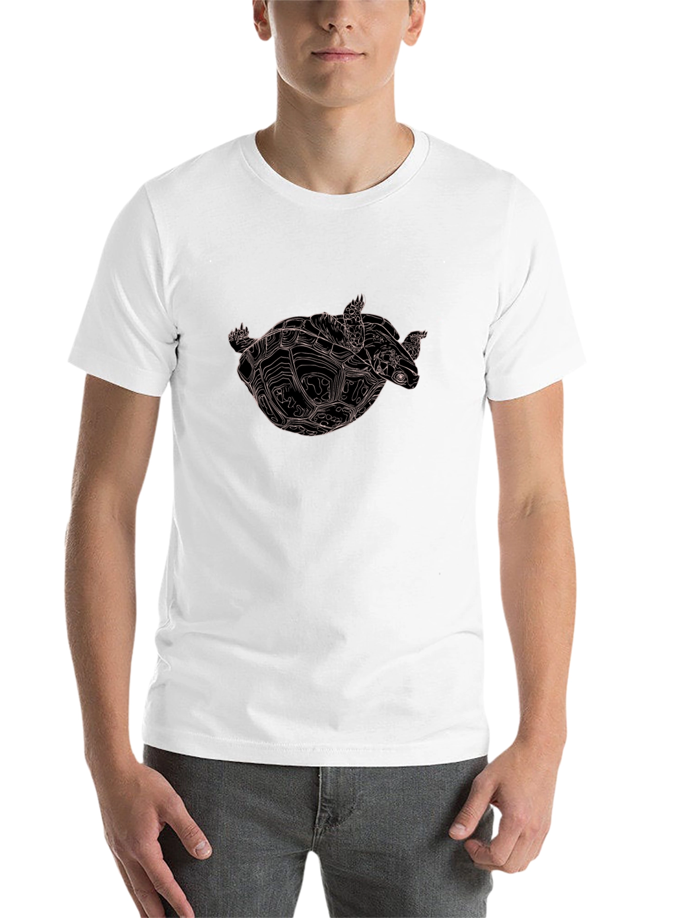 Black Black Turtle Graphic Tee view 14