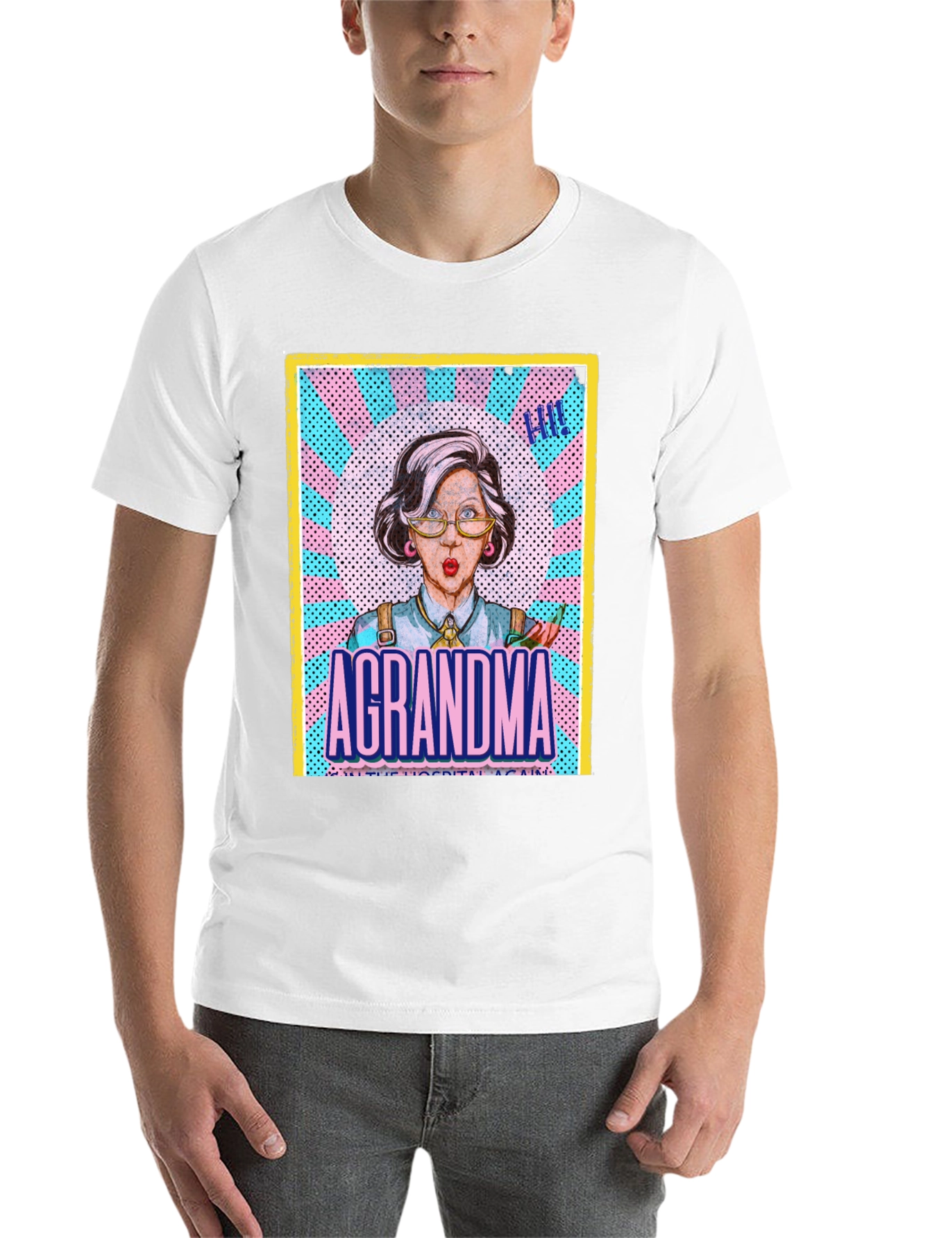 Black A GRANDMA T-Shirt - Unisex view 14