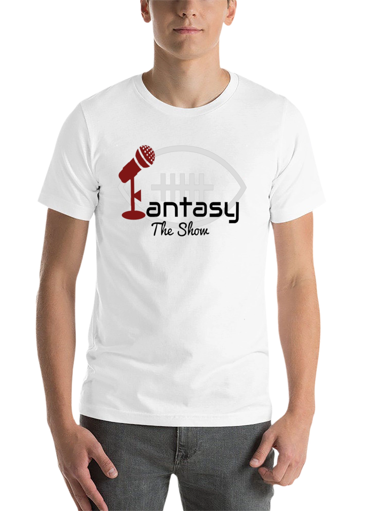 Black Fantasy Football Show T-Shirt - Premium Cotton Tee view 14