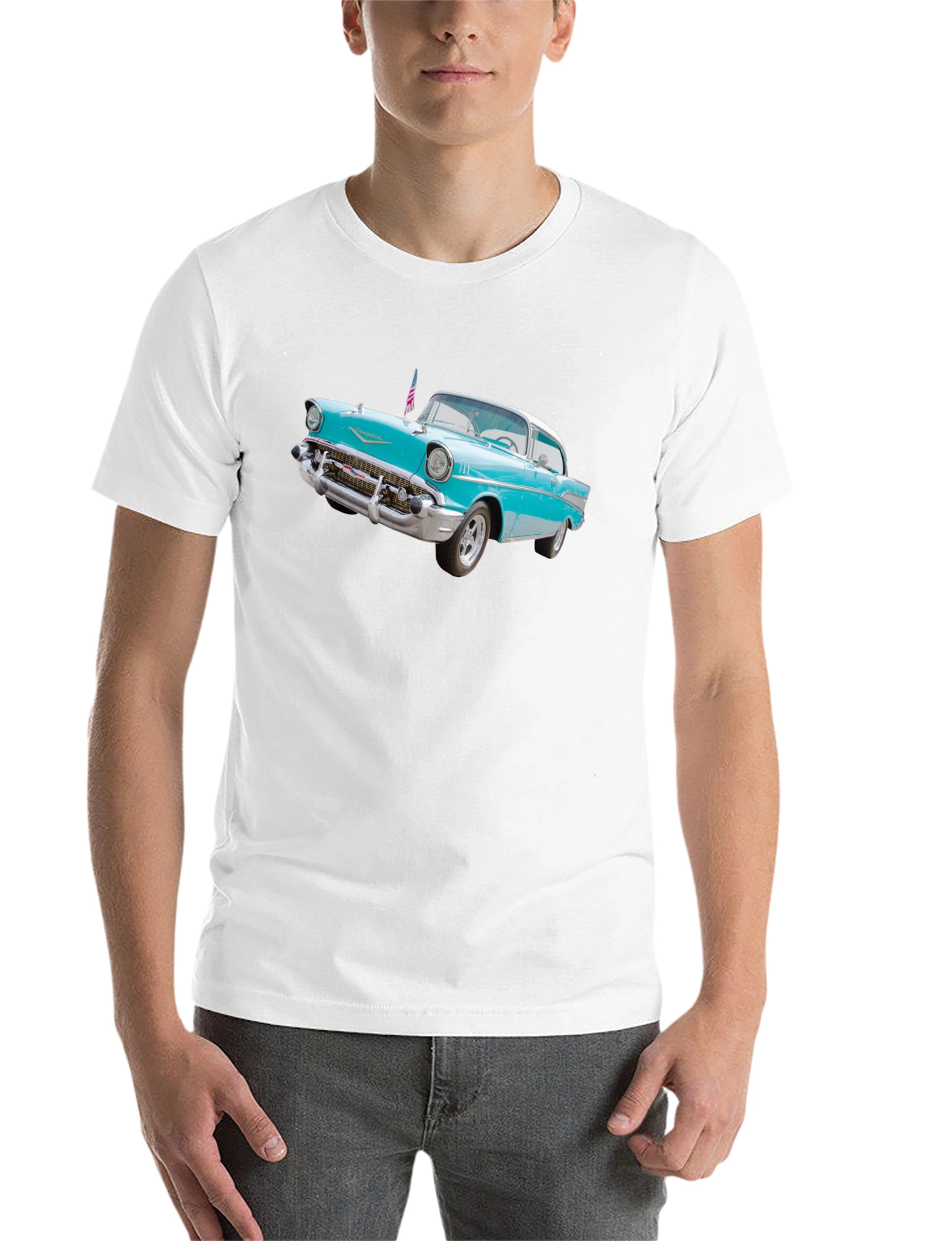 Black Vintage Car Graphic T-Shirt view 14