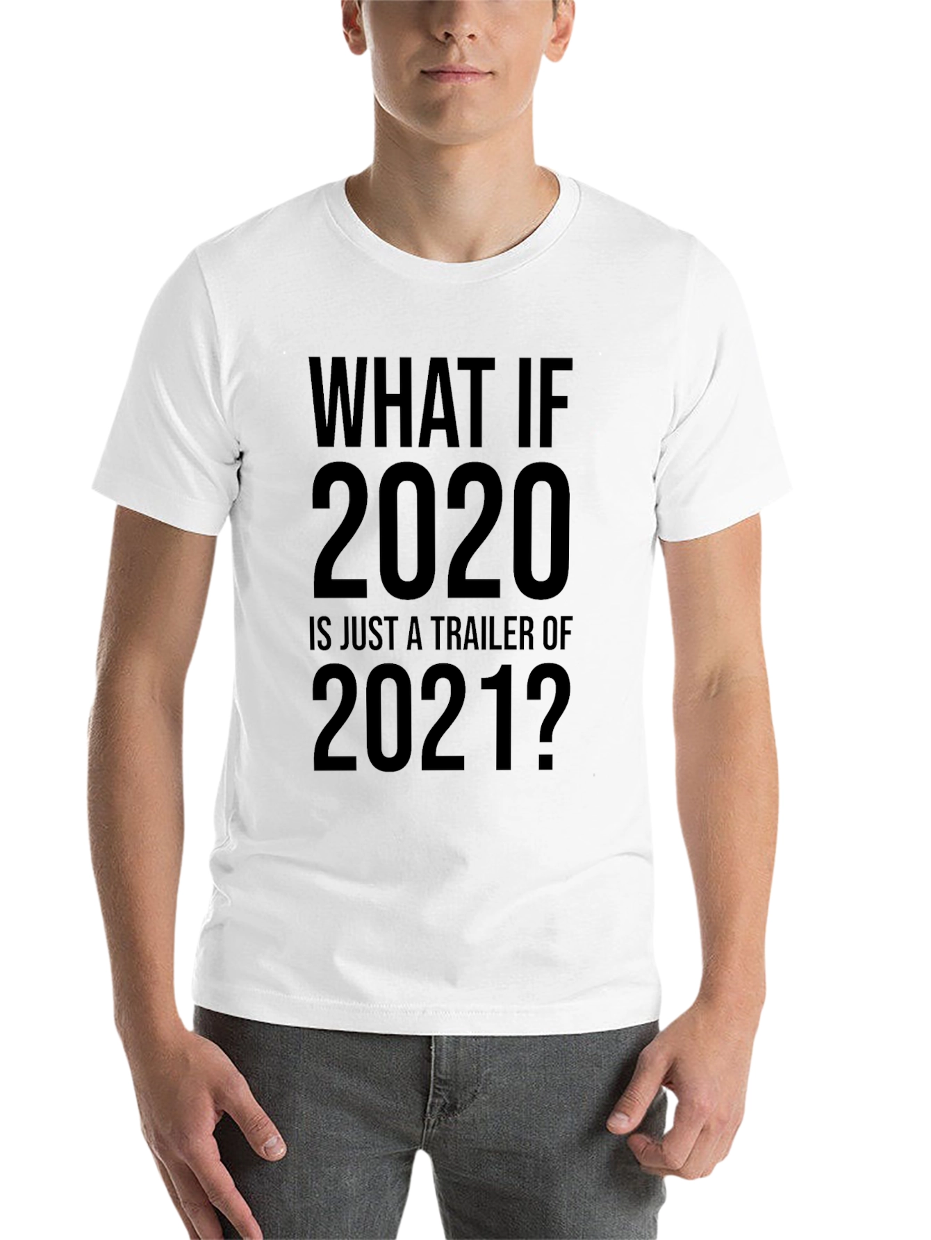 Black Funny 2020 Trailer 2021 Graphic T-Shirt view 14