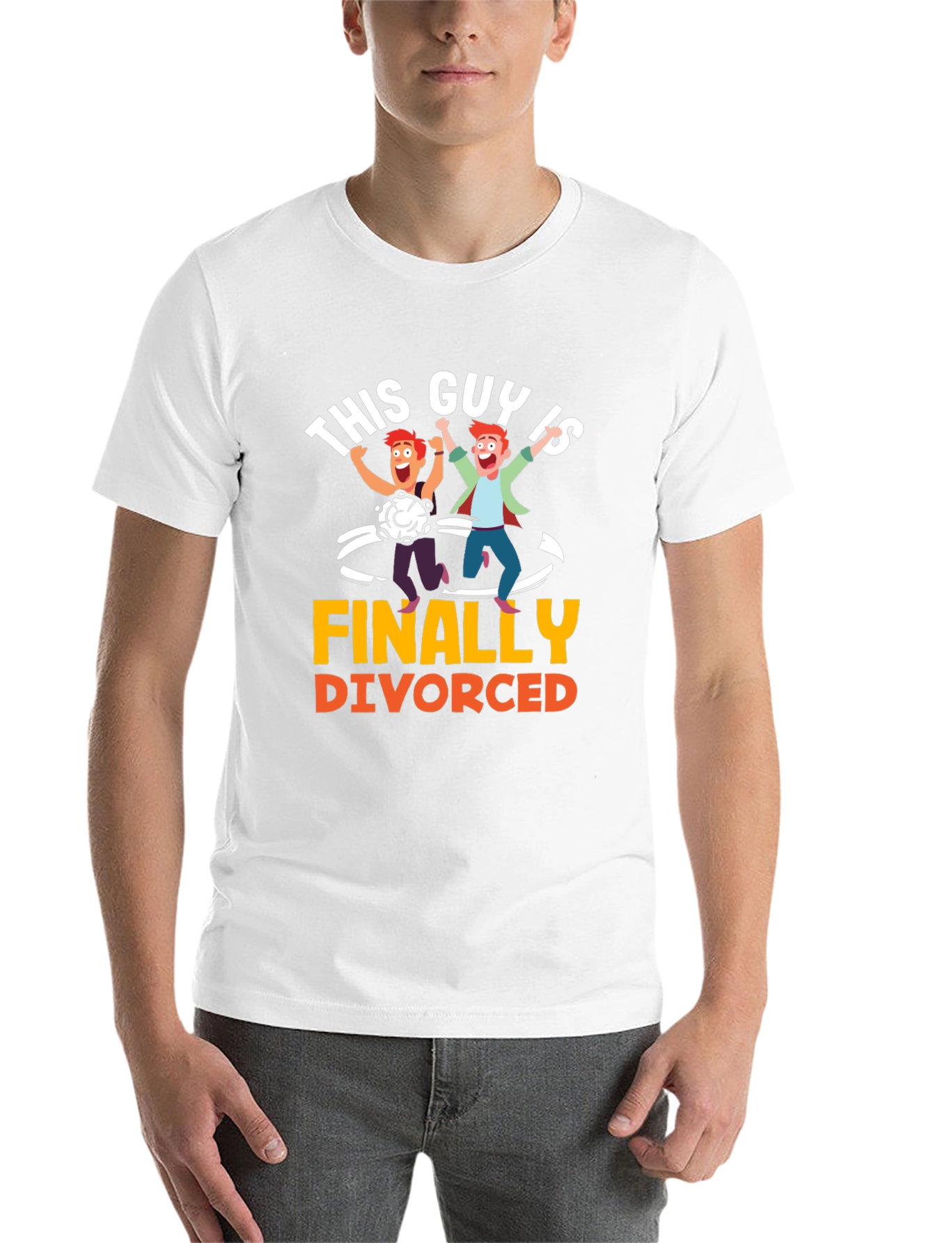 Black Finally Divorced T-Shirt view 14