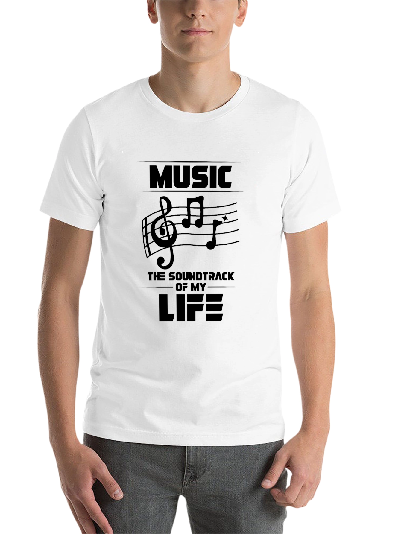 Black Music is My Life Graphic T-Shirt view 14