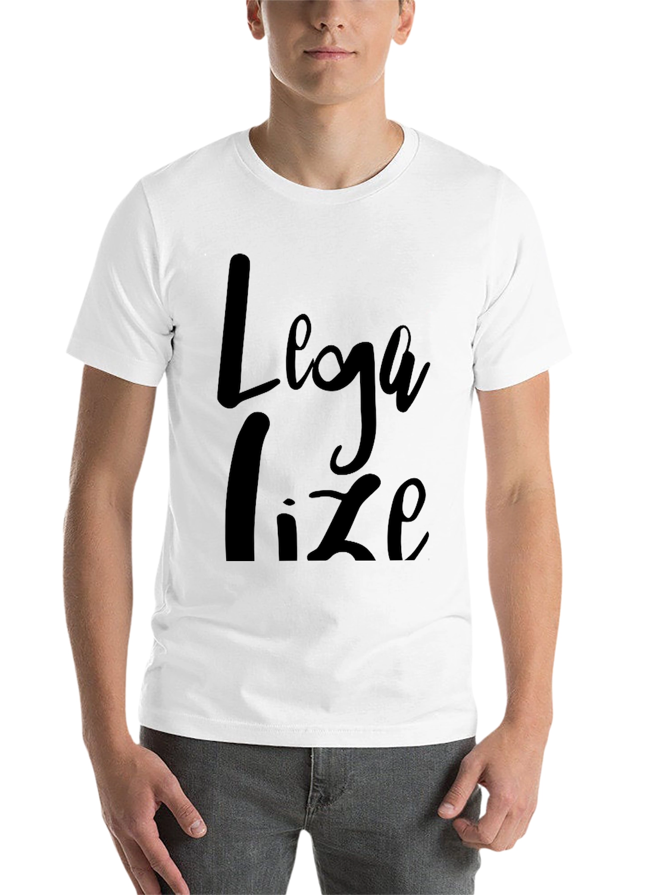 Black Legalize Black T-Shirt view 14