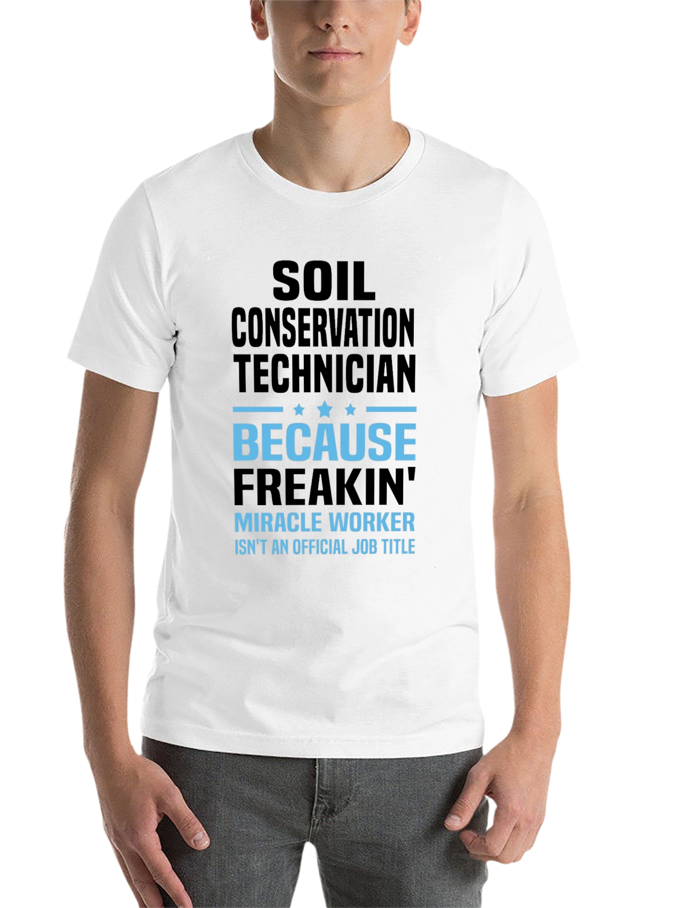 Black Soil Conservation Technician T-Shirt - Miracle Worker view 14