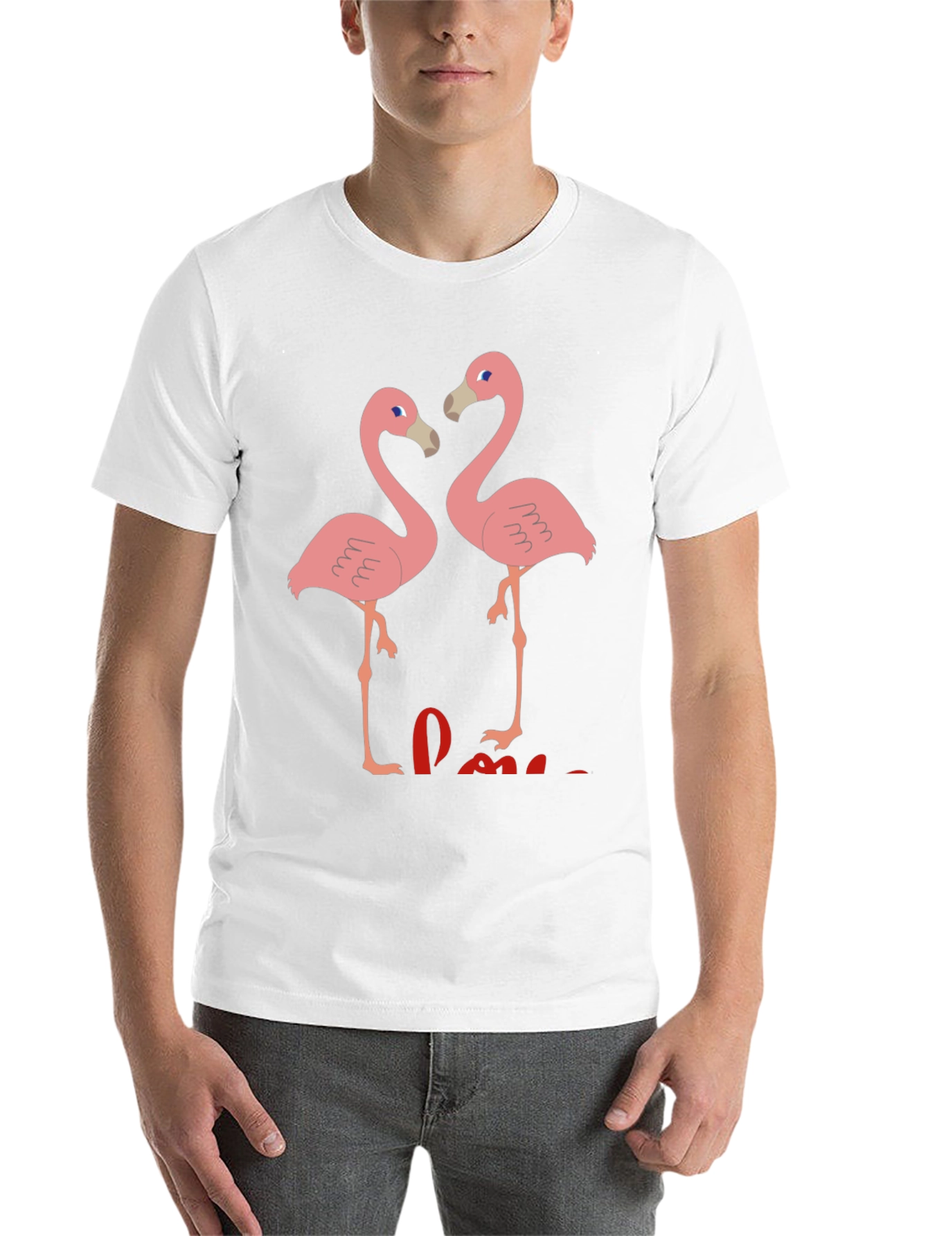Black Flamingo Love T-Shirt view 14