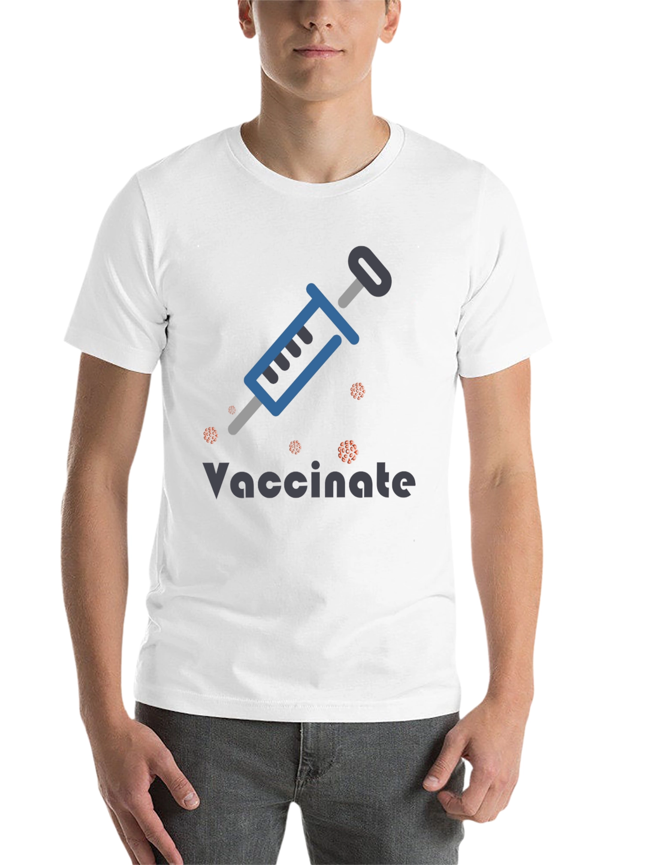 Black Vaccinate Graphic T-Shirt view 14