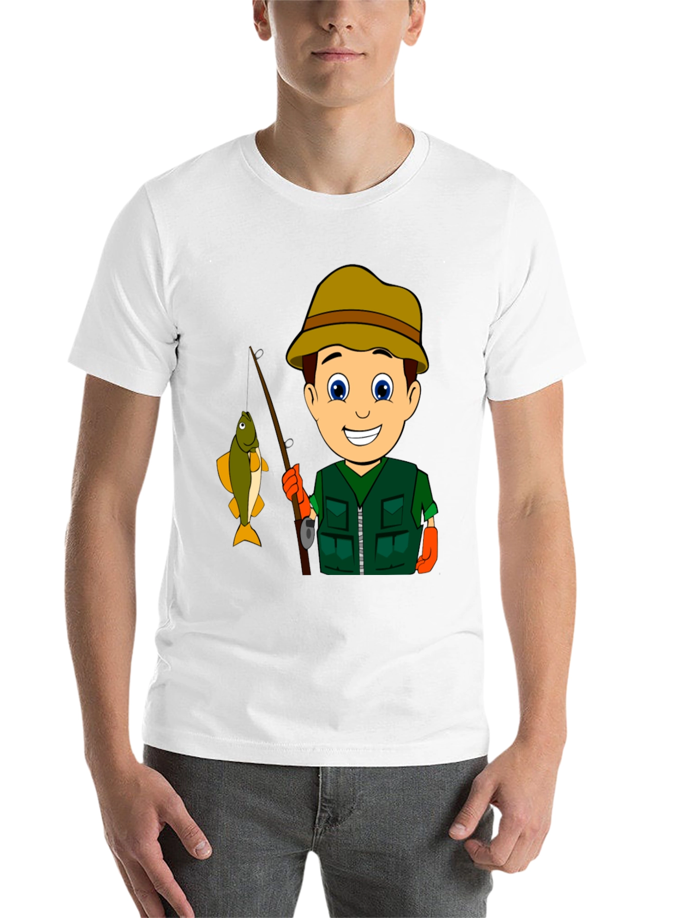 Black Fishing Boy T-Shirt view 14