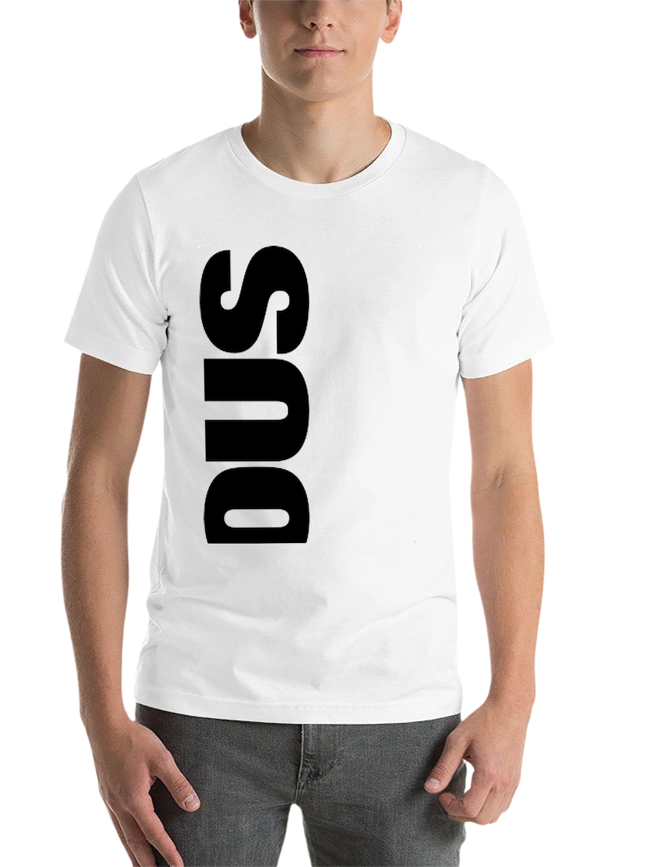 Black DUS Black Graphic Tee - Bold Statement Shirt view 14