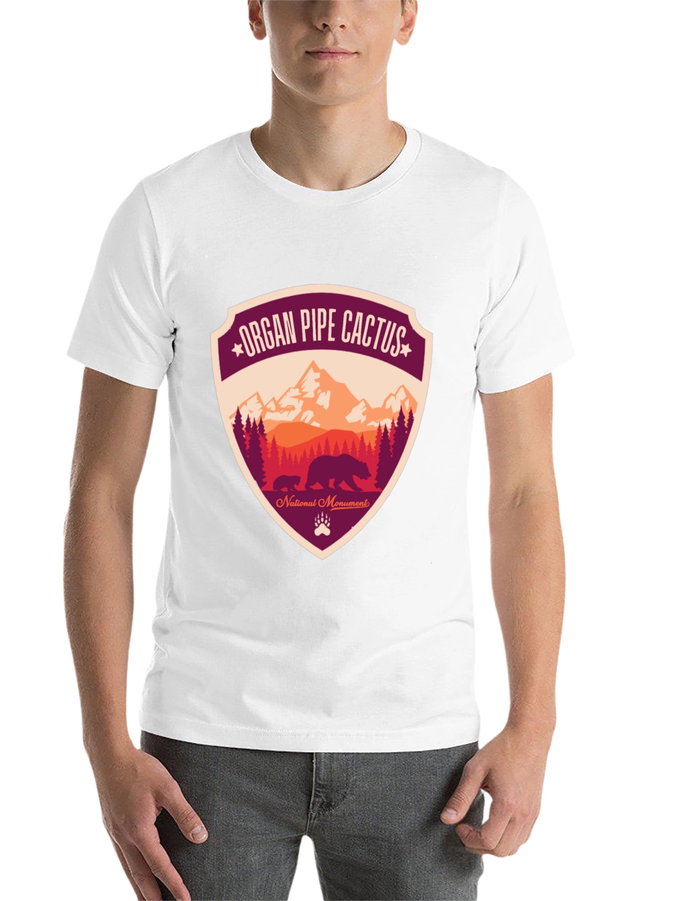 Black Organ Pipe Cactus National Monument T-Shirt view 14