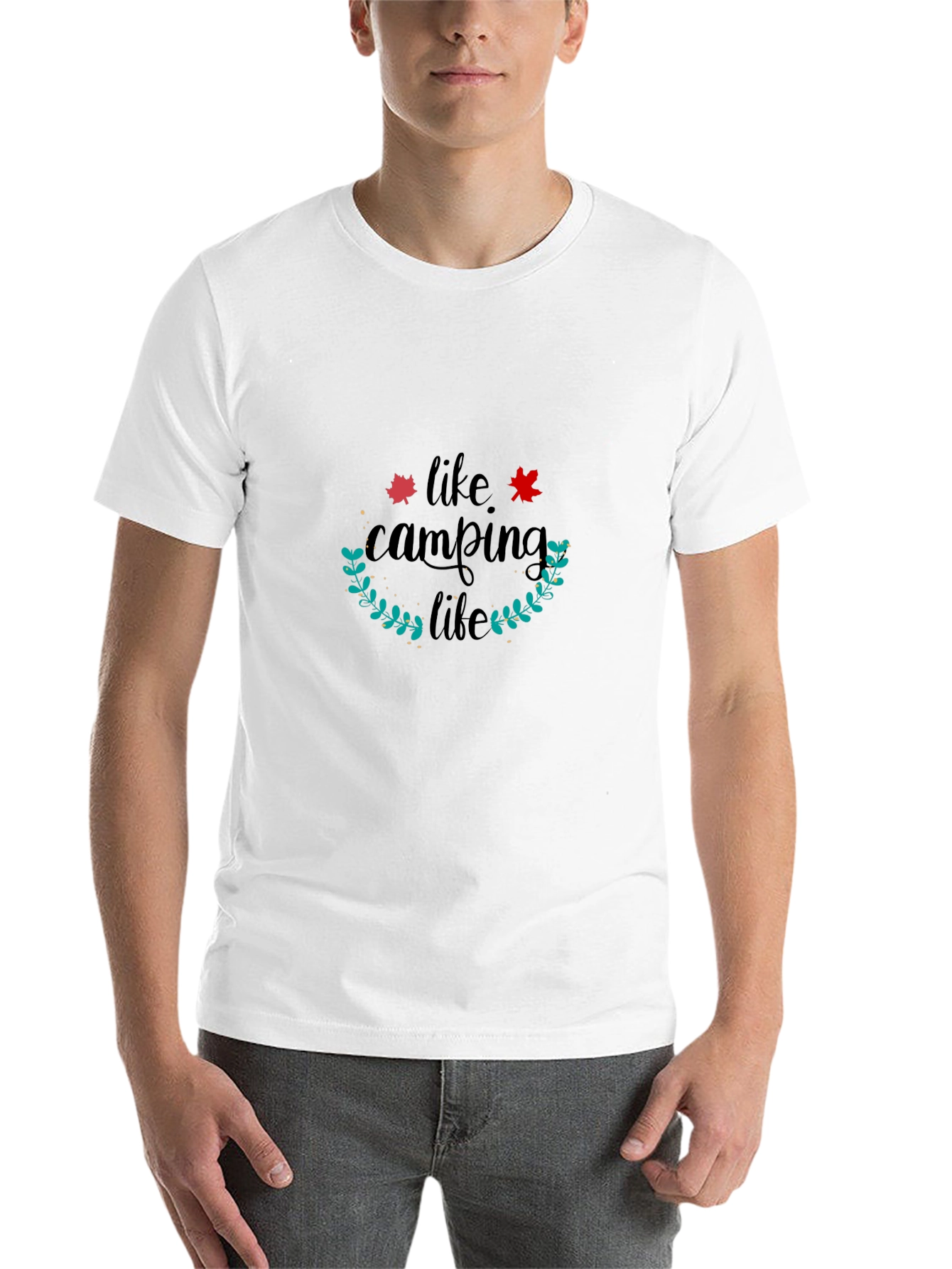 Black Camping Life Black T-Shirt view 14