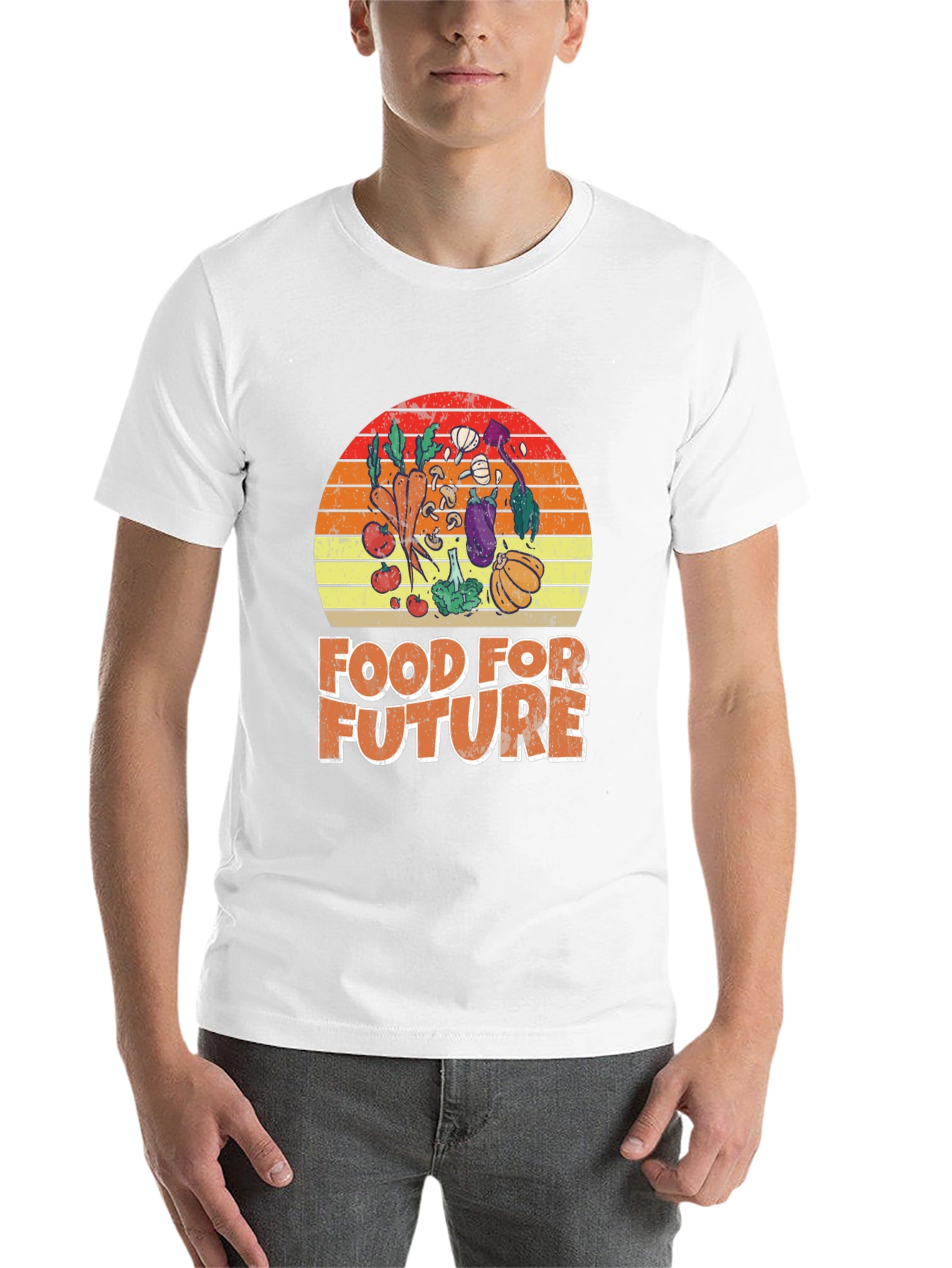 Black Food for Future Graphic T-Shirt view 14