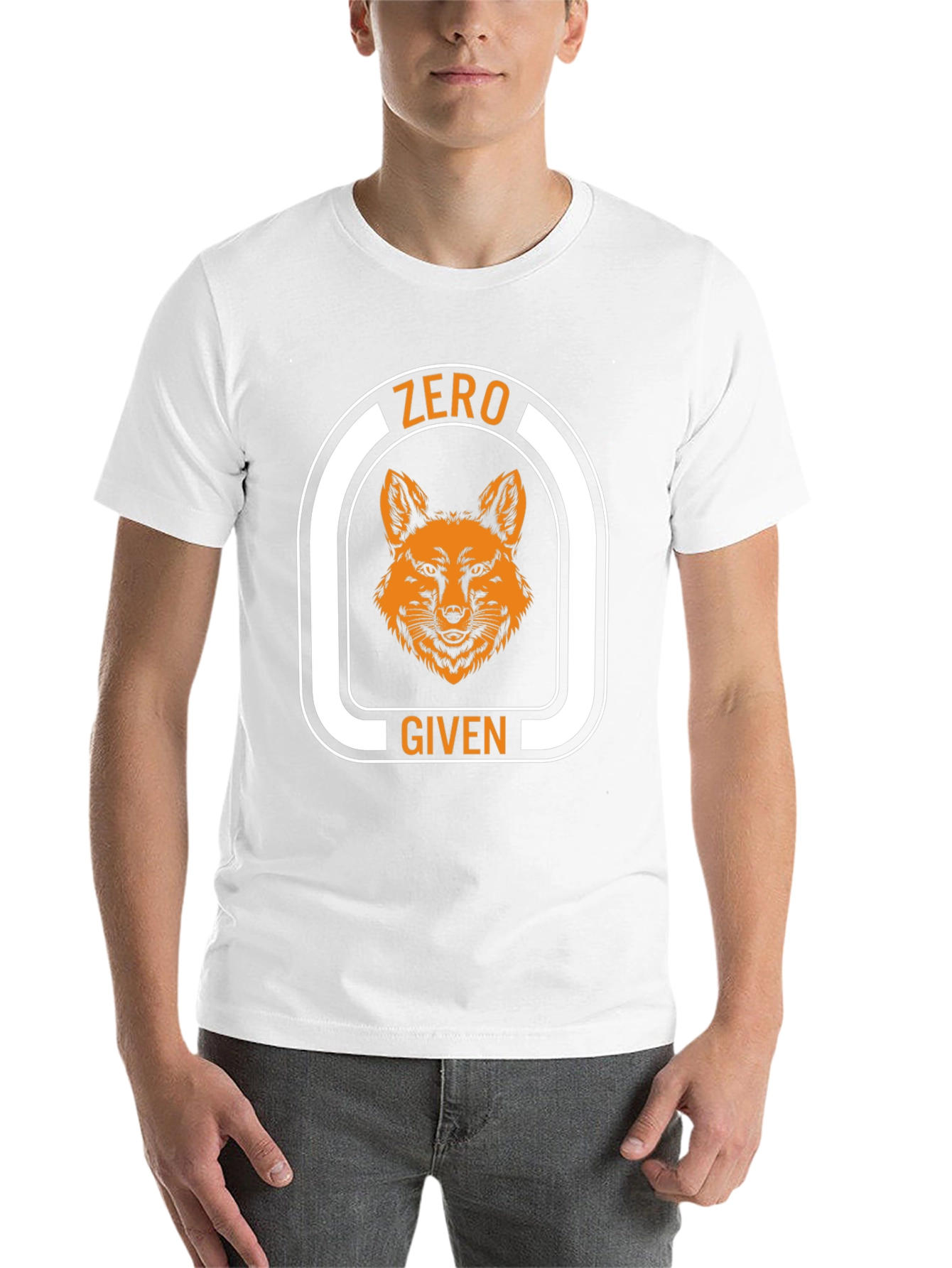 Black Zero Fox Given Graphic Tee - Novelty T-Shirt view 14