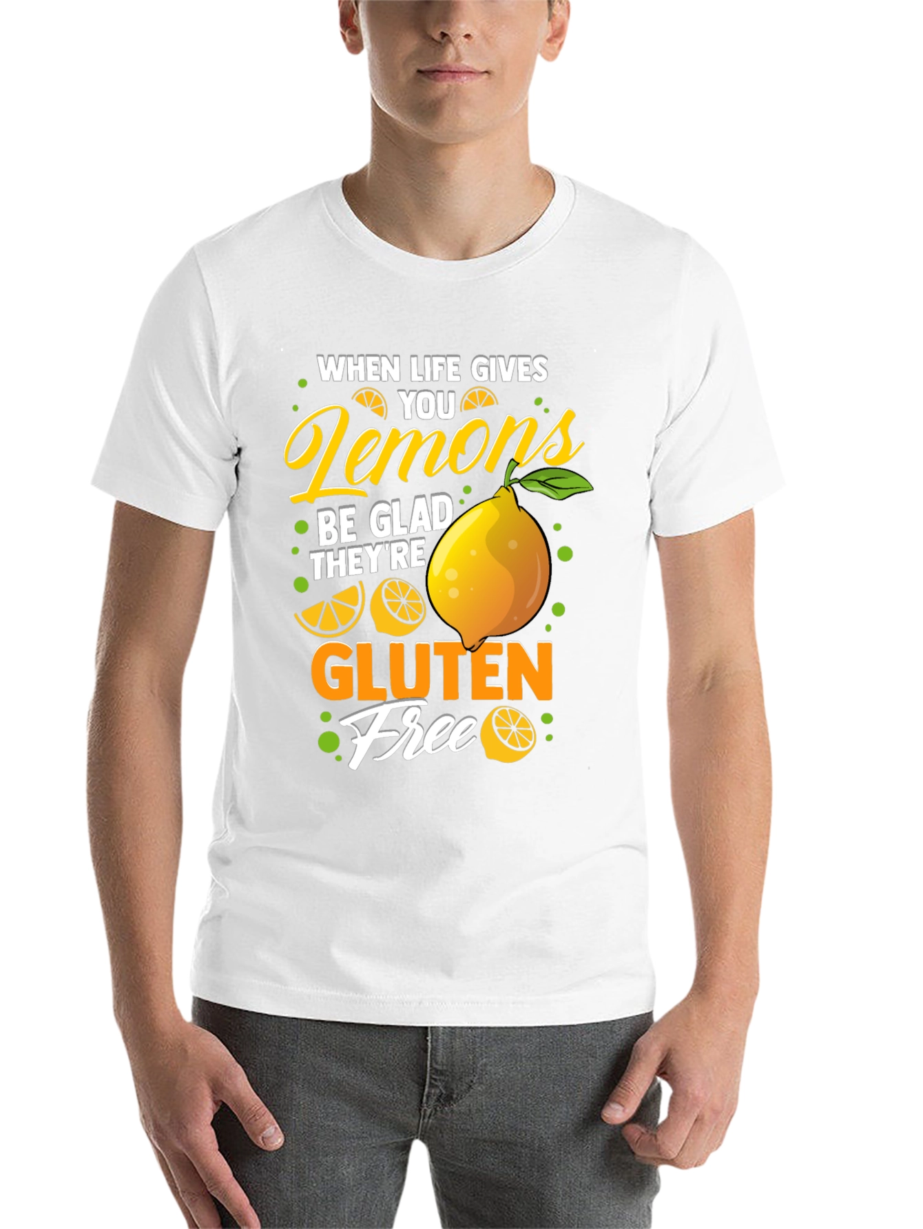 Black Lemon Gluten Free Graphic Tee view 14