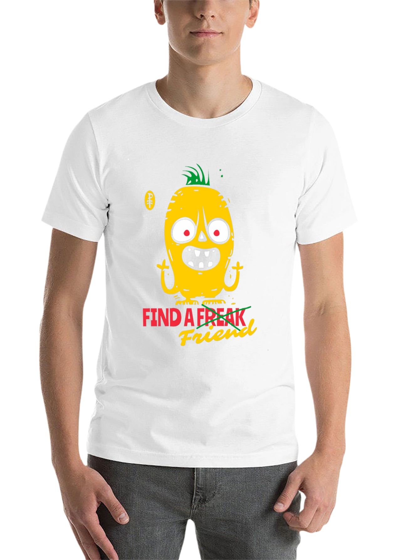 Black Find a Freak Friend Graphic Tee - Black view 14