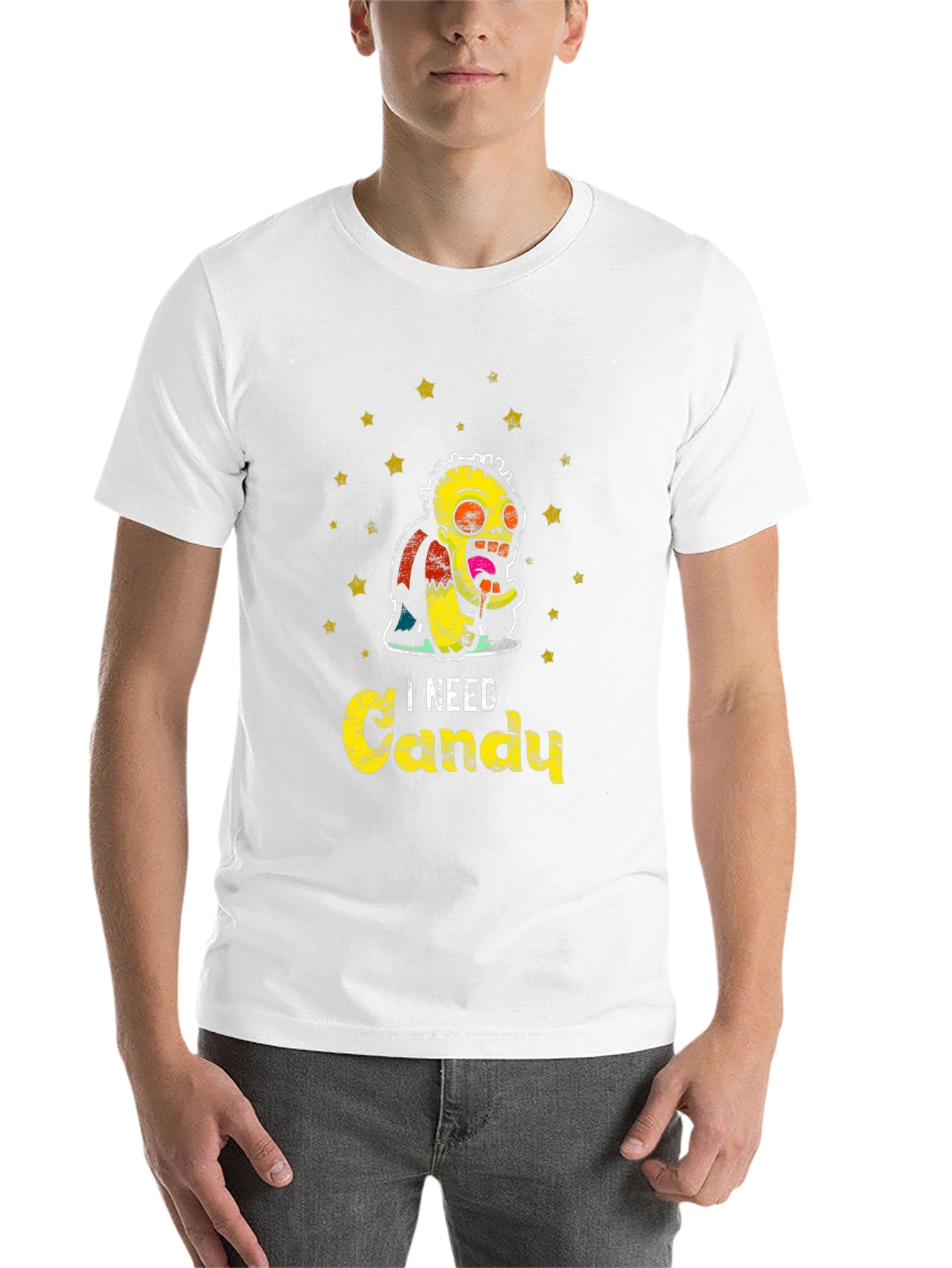 Zombie 'I Need Candy' Graphic T-Shirt - 14