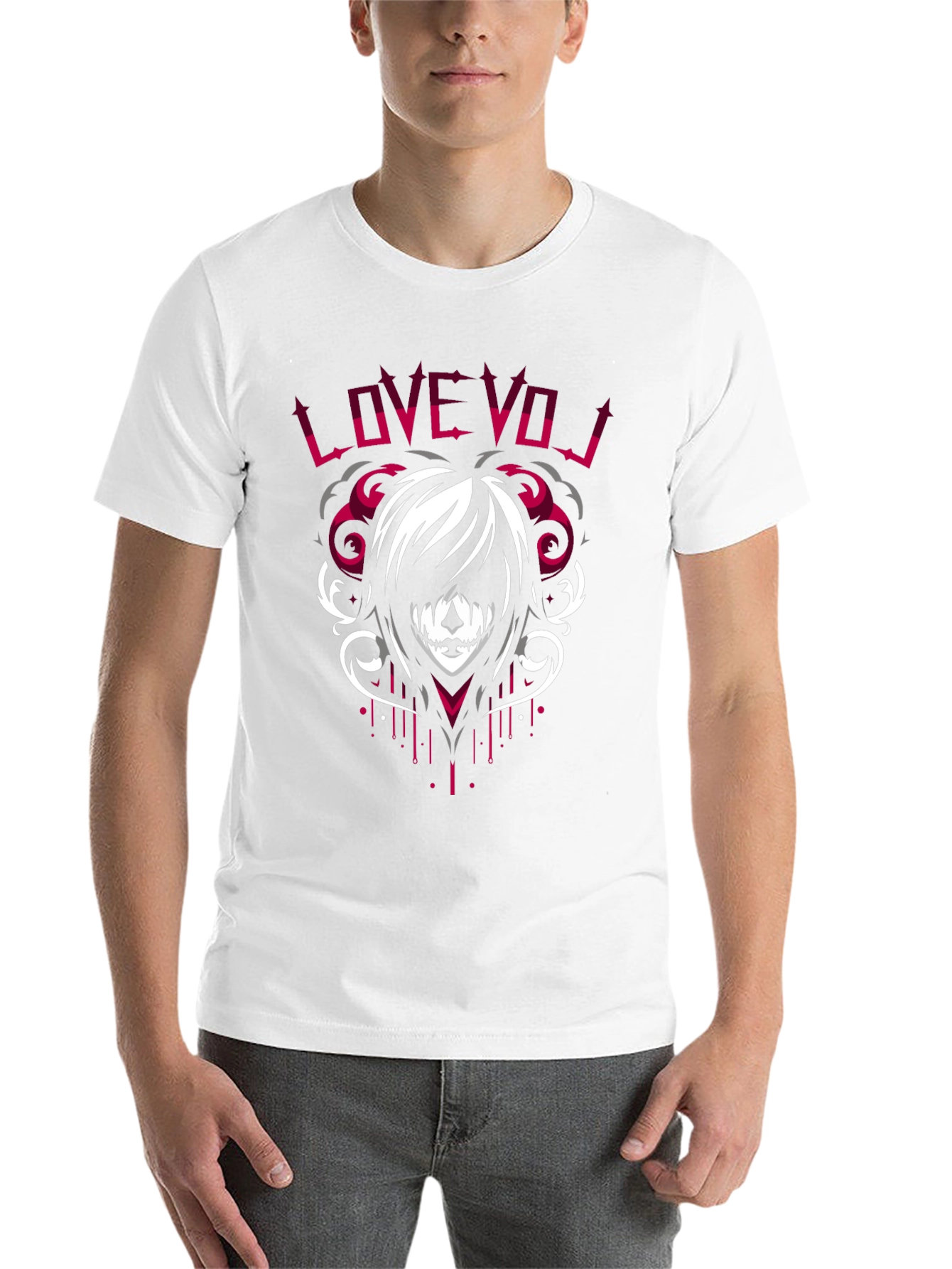 Black Love VOJ Graphic Tee - Emo Style view 14