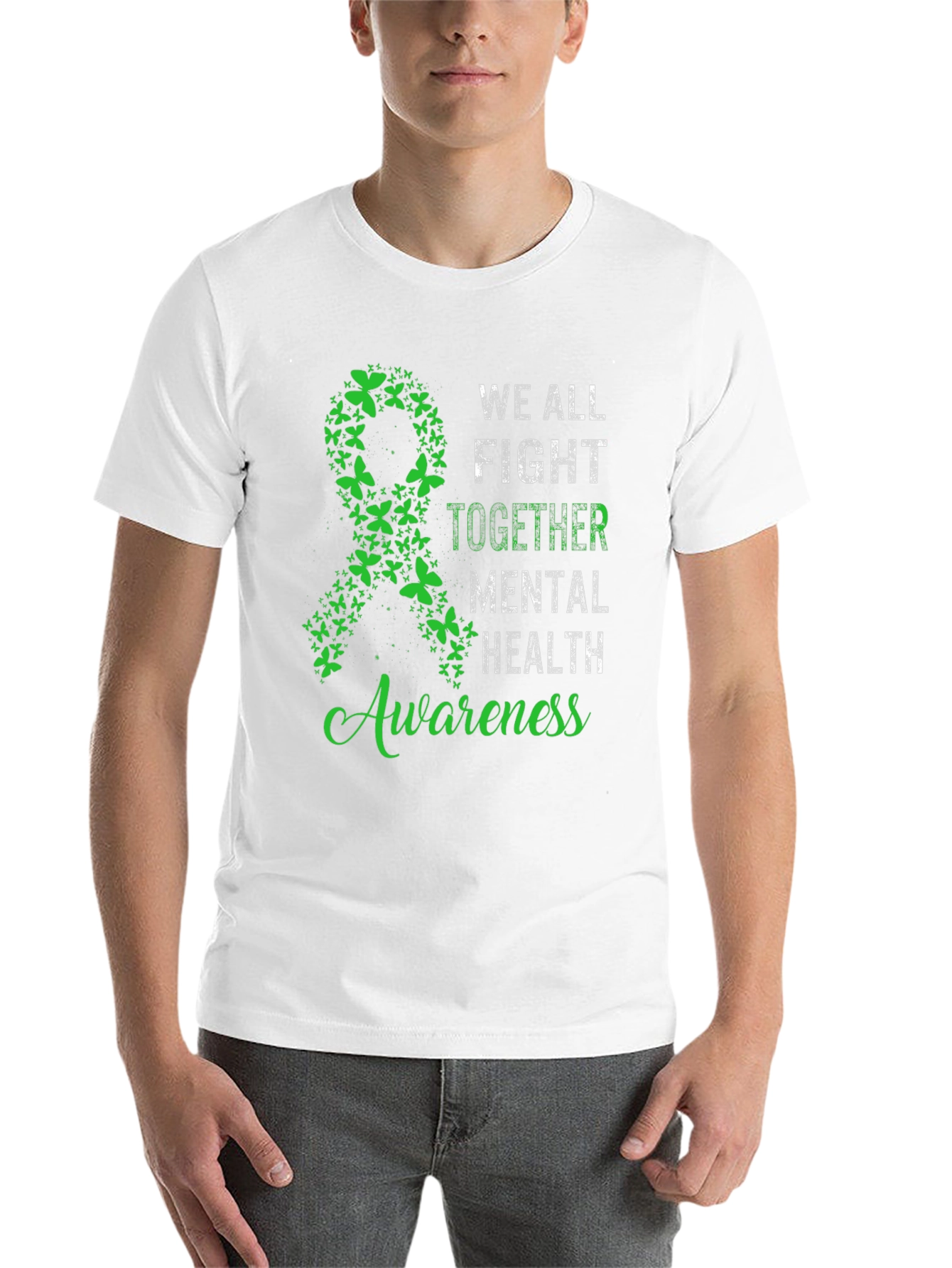 Black Mental Health Awareness T-Shirt view 14