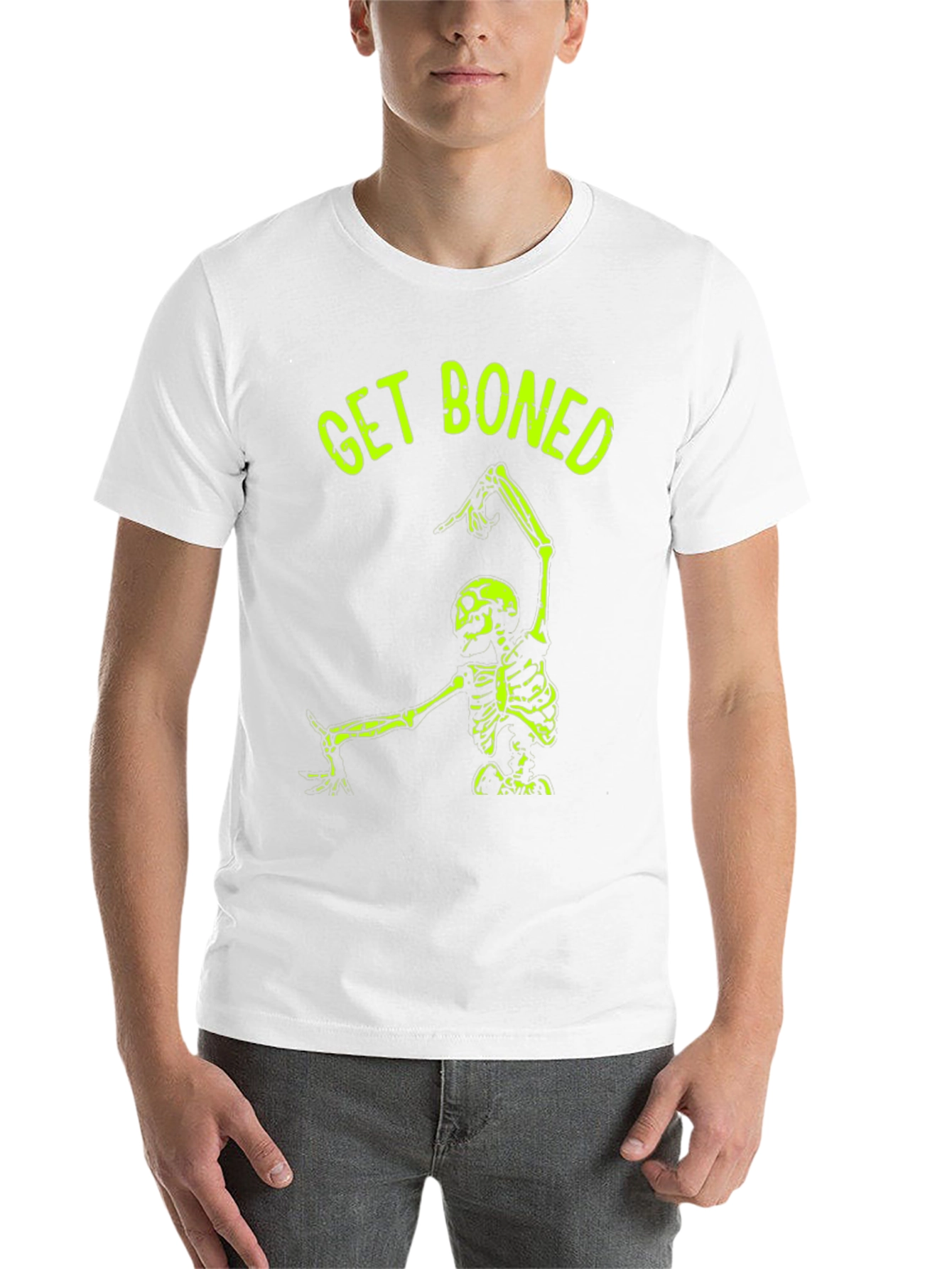 Black Get Boned Skeleton Graphic Tee - Black view 14