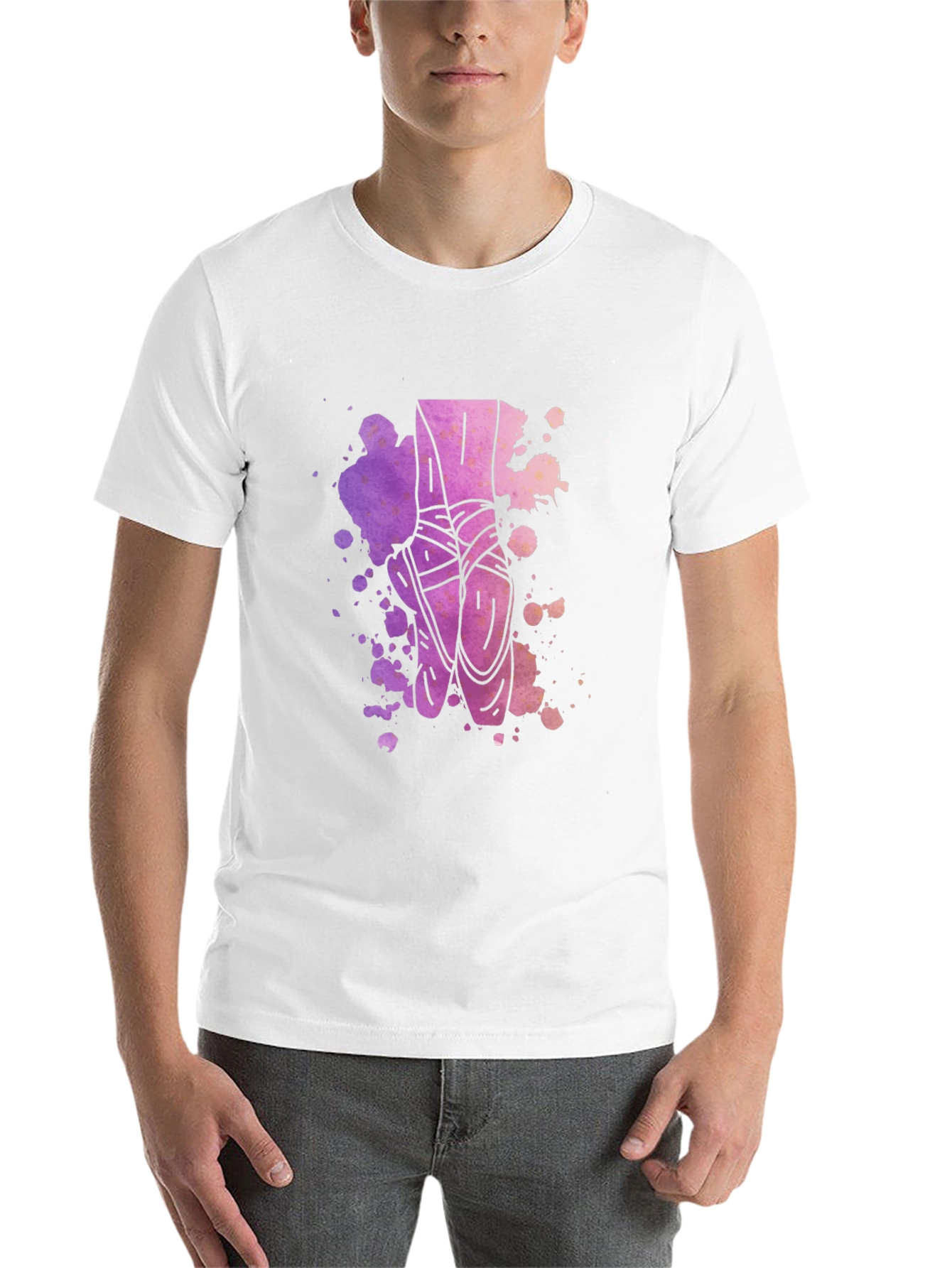 Black Ballet Pointe Shoes Graphic Tee - Artistic Design view 14
