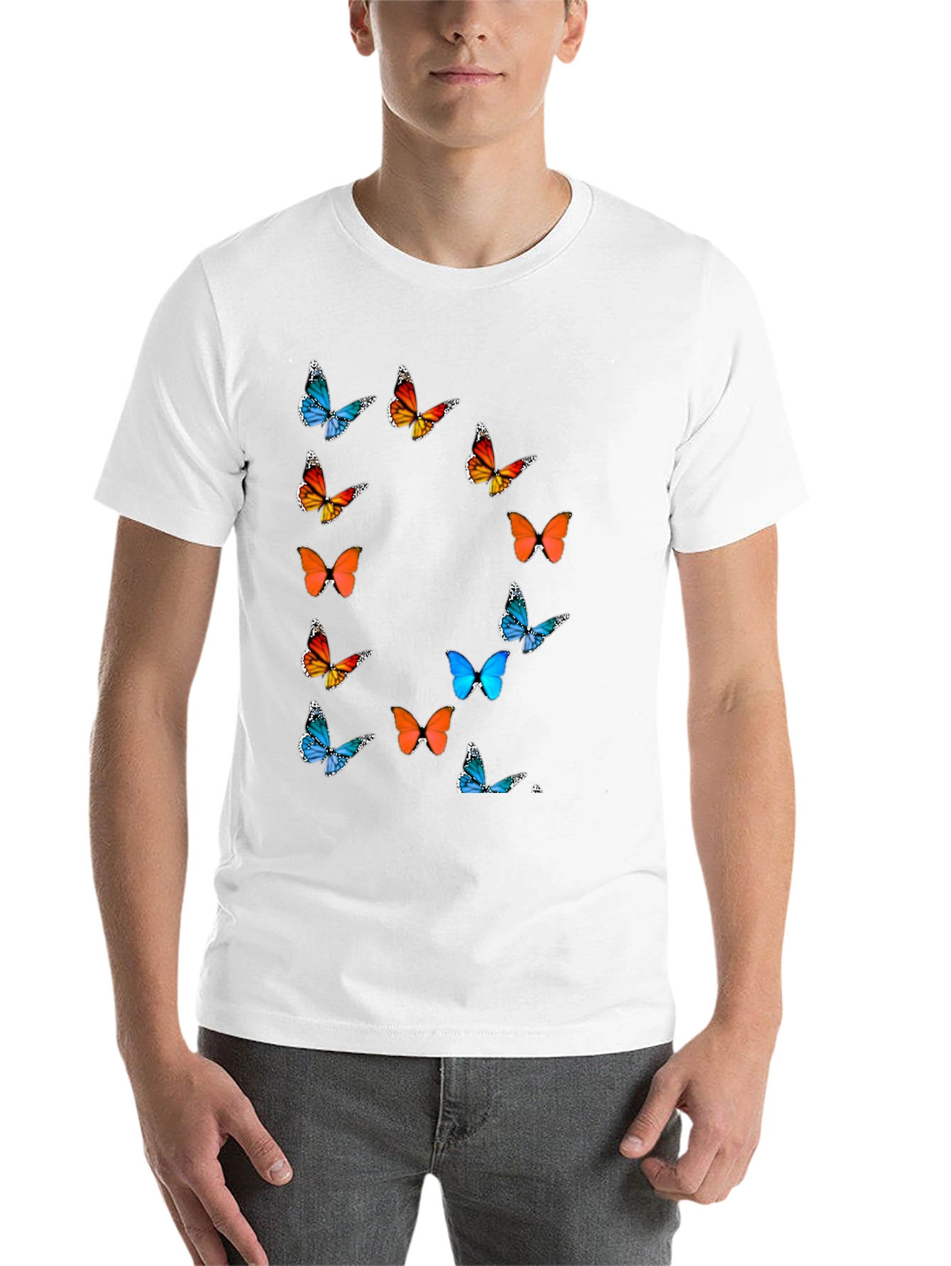 Black Butterfly Graphic T-Shirt - Stylish & Comfortable view 14