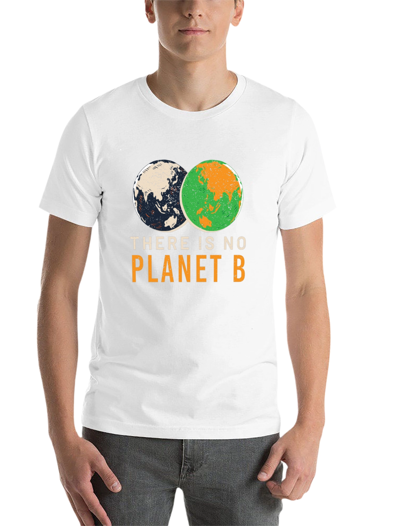Black There Is No Planet B Graphic T-Shirt view 14