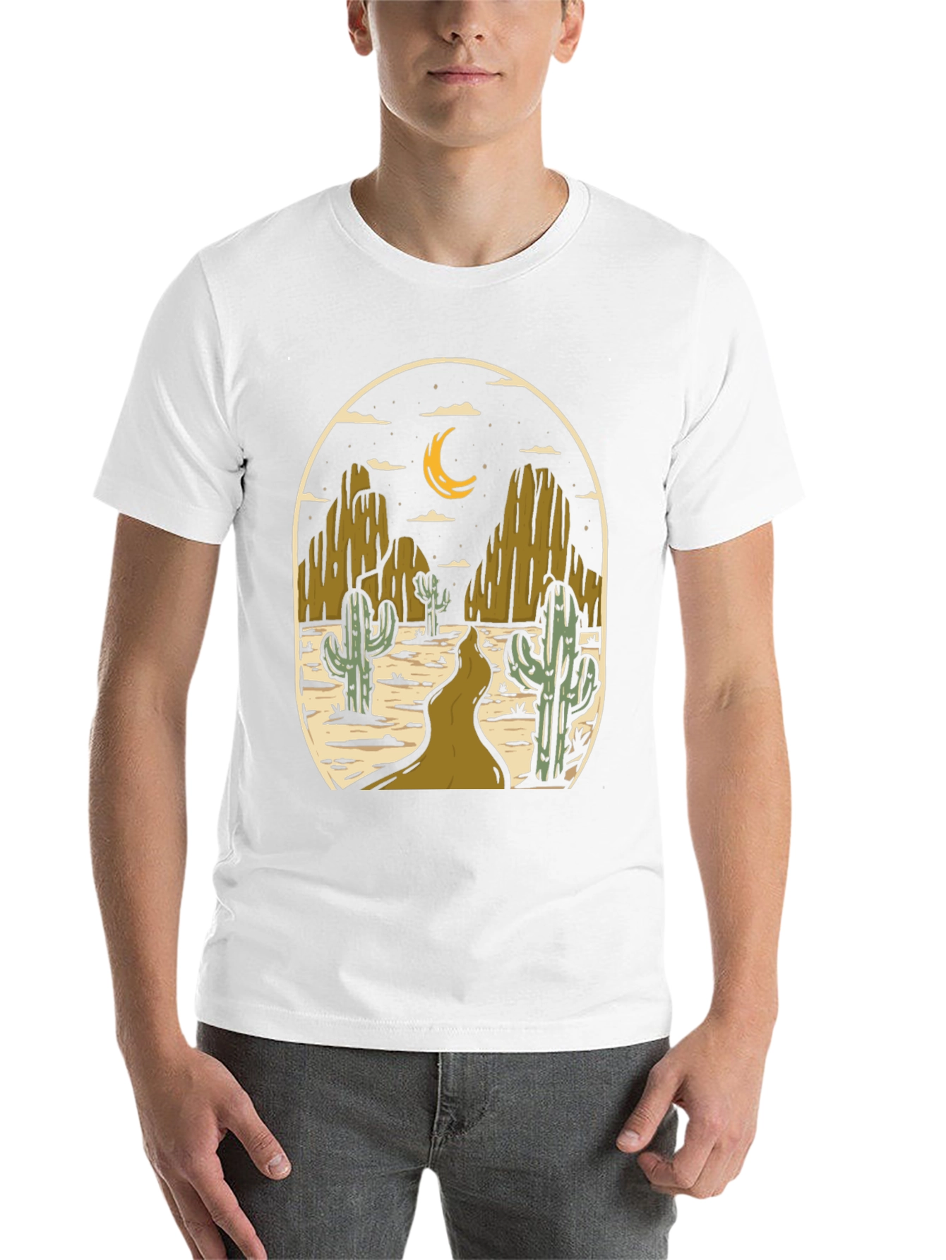 Black Desert Night Graphic Tee - Western Style view 14