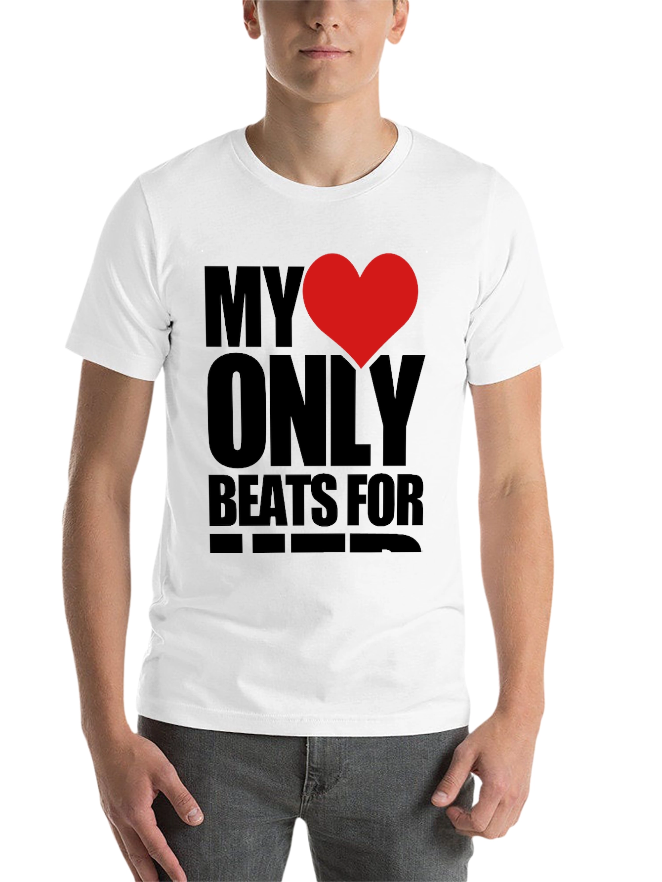 Black Heart Beats T-Shirt view 14