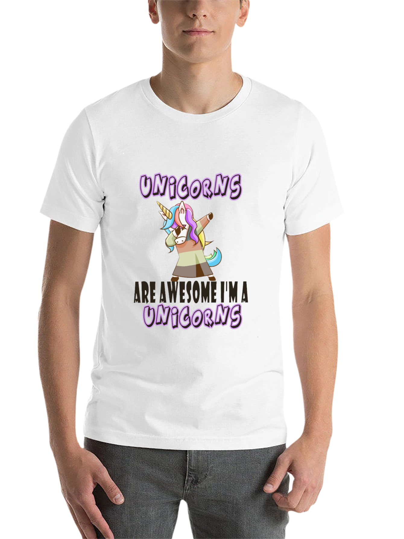 Black Unicorns Are Awesome I'm A Unicorns T-Shirt view 14