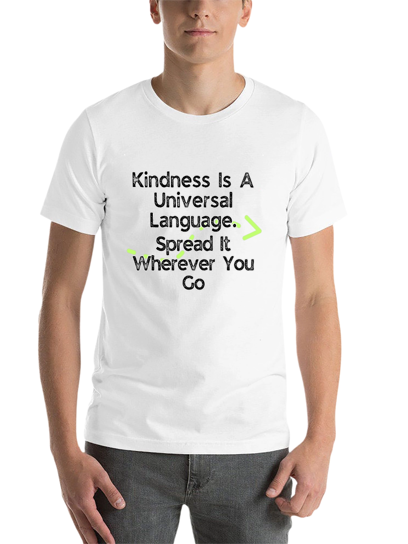 Black Kindness Is A Universal Language T-Shirt view 14