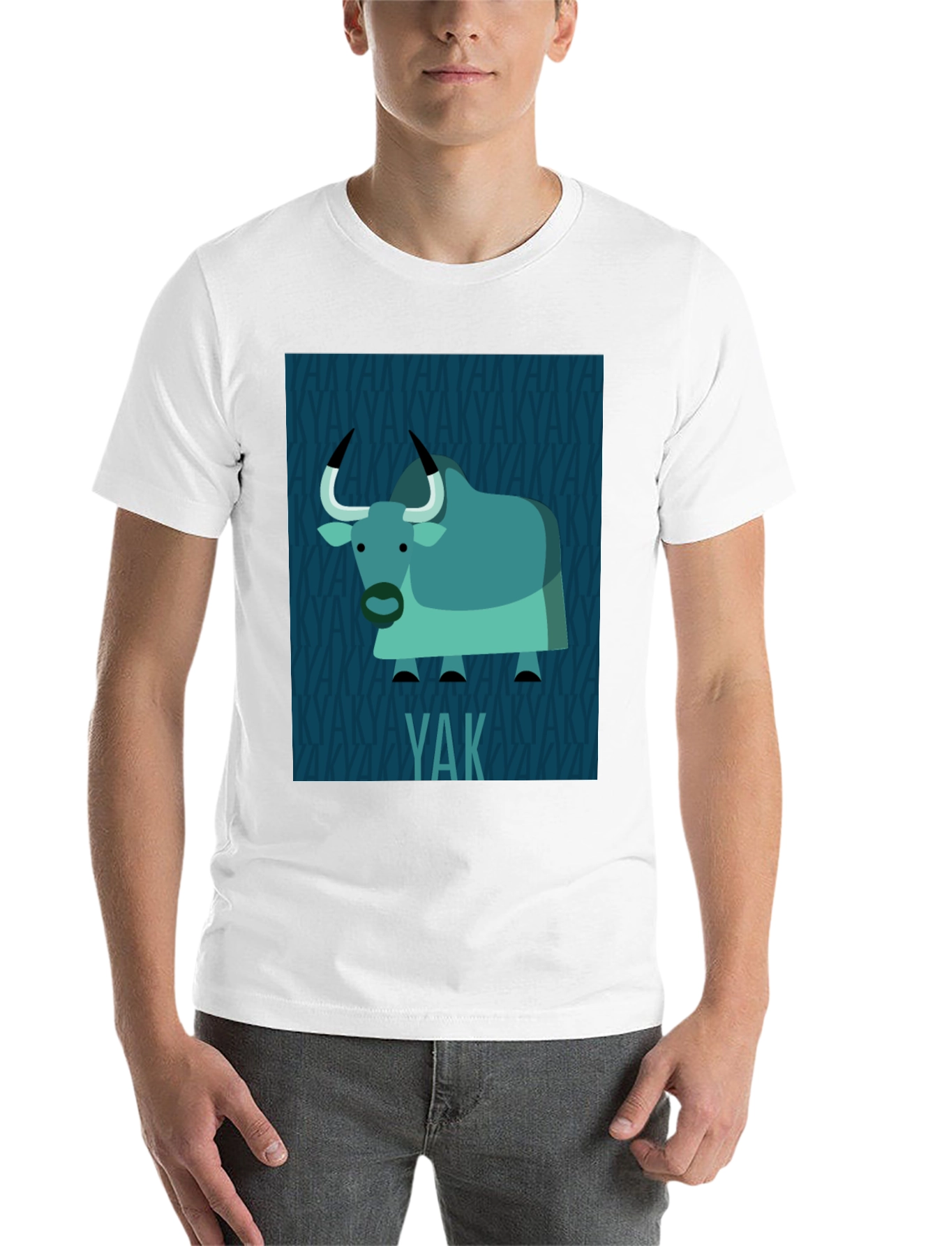 Black Yak Graphic Print T-Shirt - Black view 14
