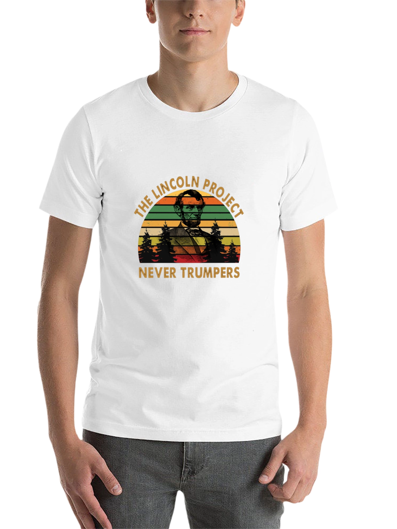 Black The Lincoln Project Never Trumpers T-Shirt view 14