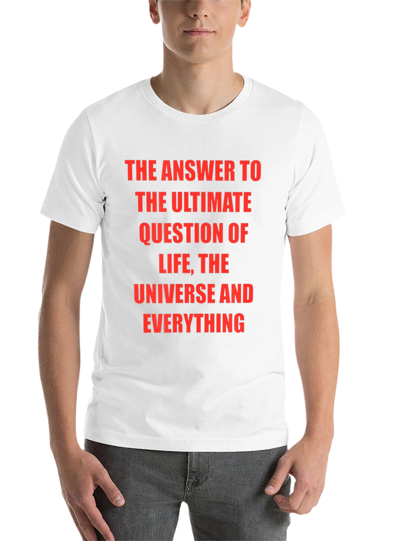 Black Ultimate Question T-Shirt - 42, Life, Universe, Everything view 14