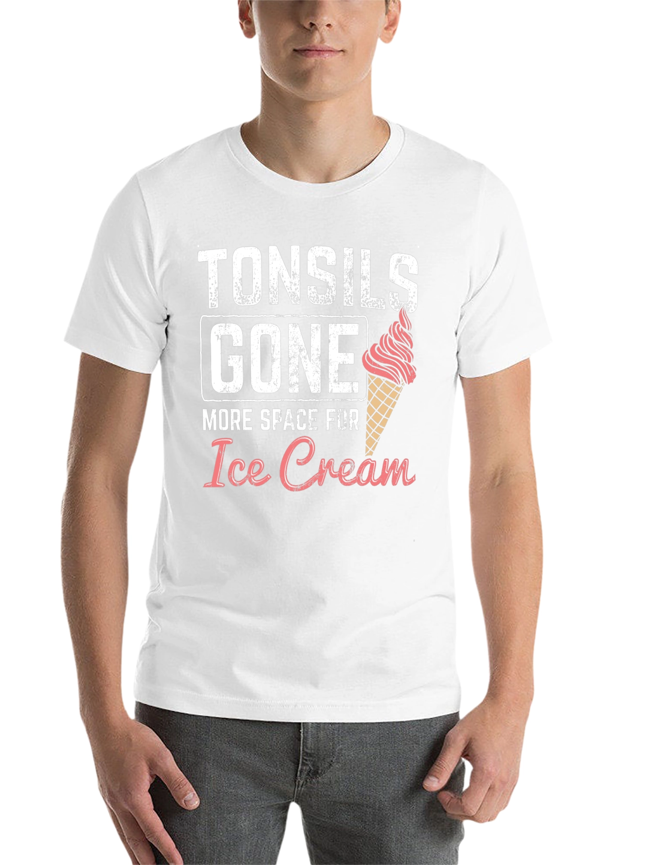 Black Tonsils Gone - Ice Cream T-Shirt view 14