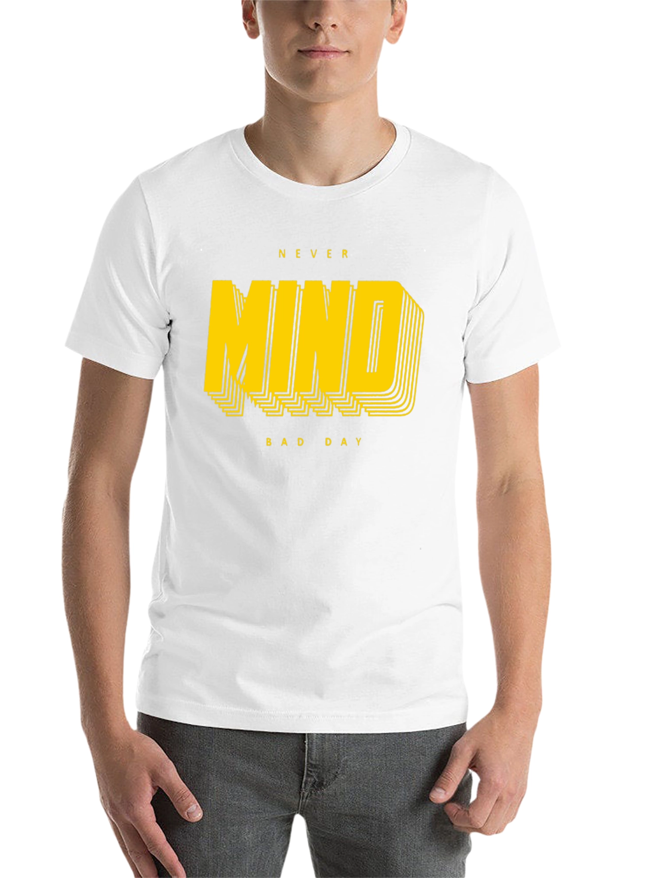 Black Never Mind Bad Day Graphic Tee view 14