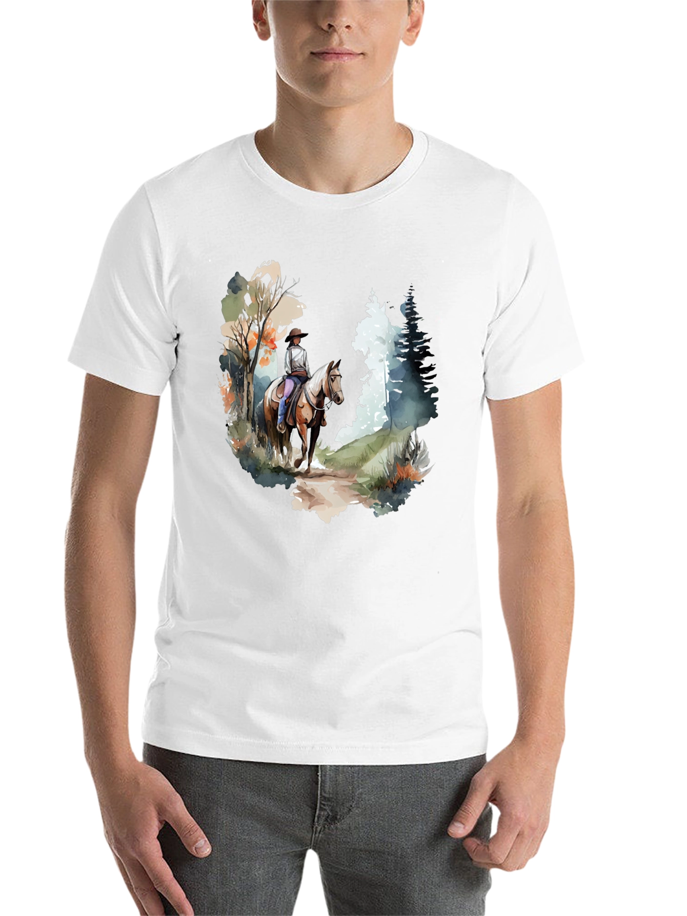 Black Cowgirl Horse Ride T-Shirt view 14