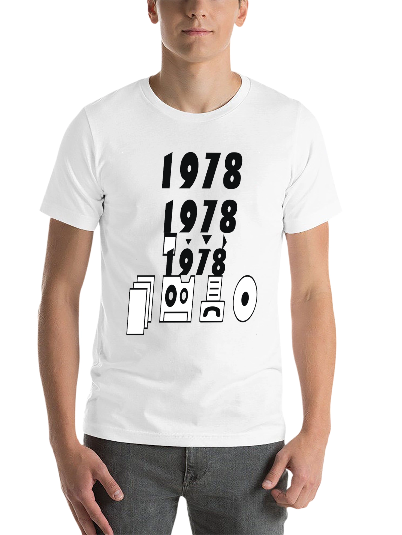 Black Retro 1978 Graphic T-Shirt - Unique Design view 14