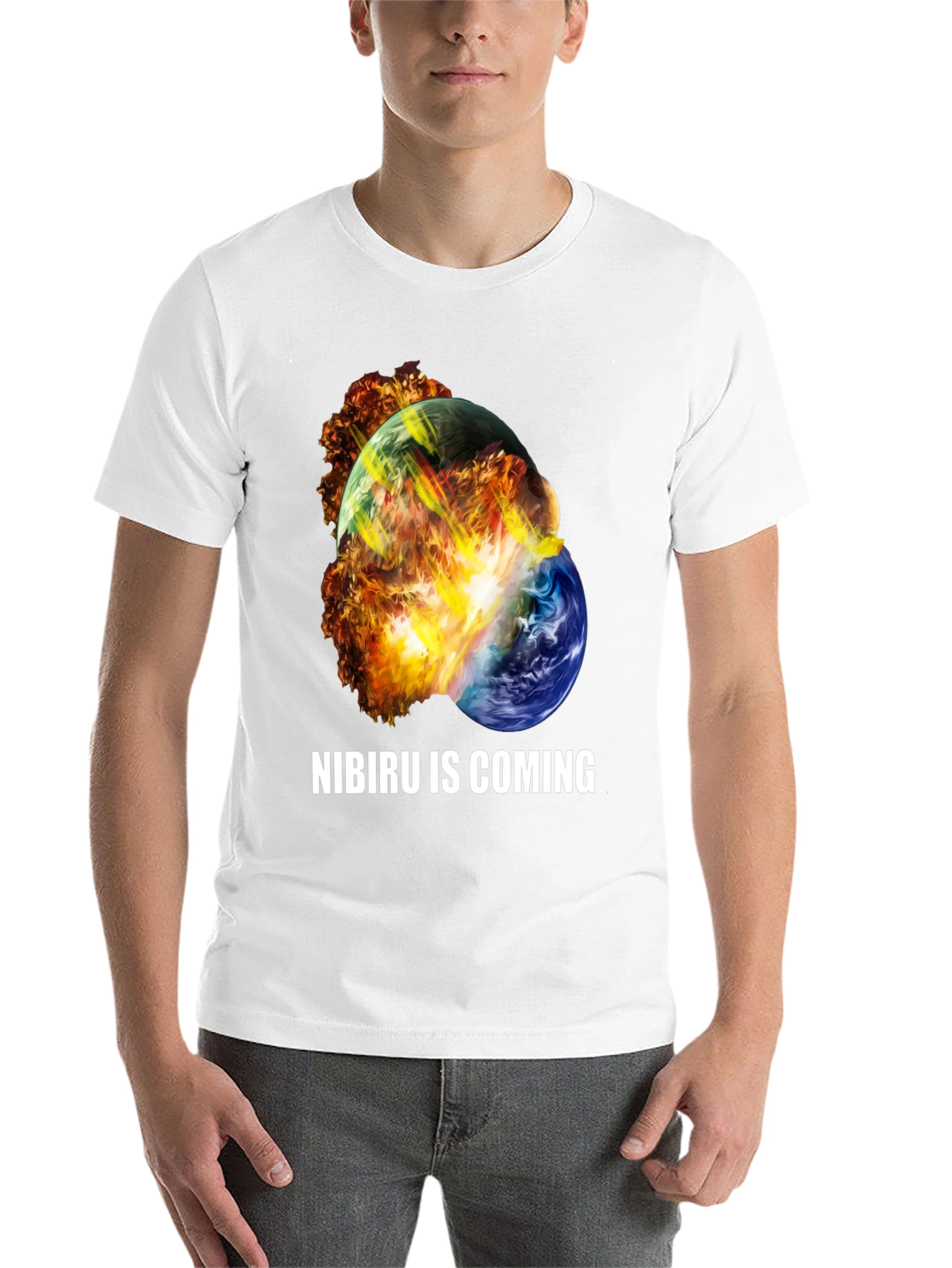 Black Nibiru is Coming Graphic Tee view 14