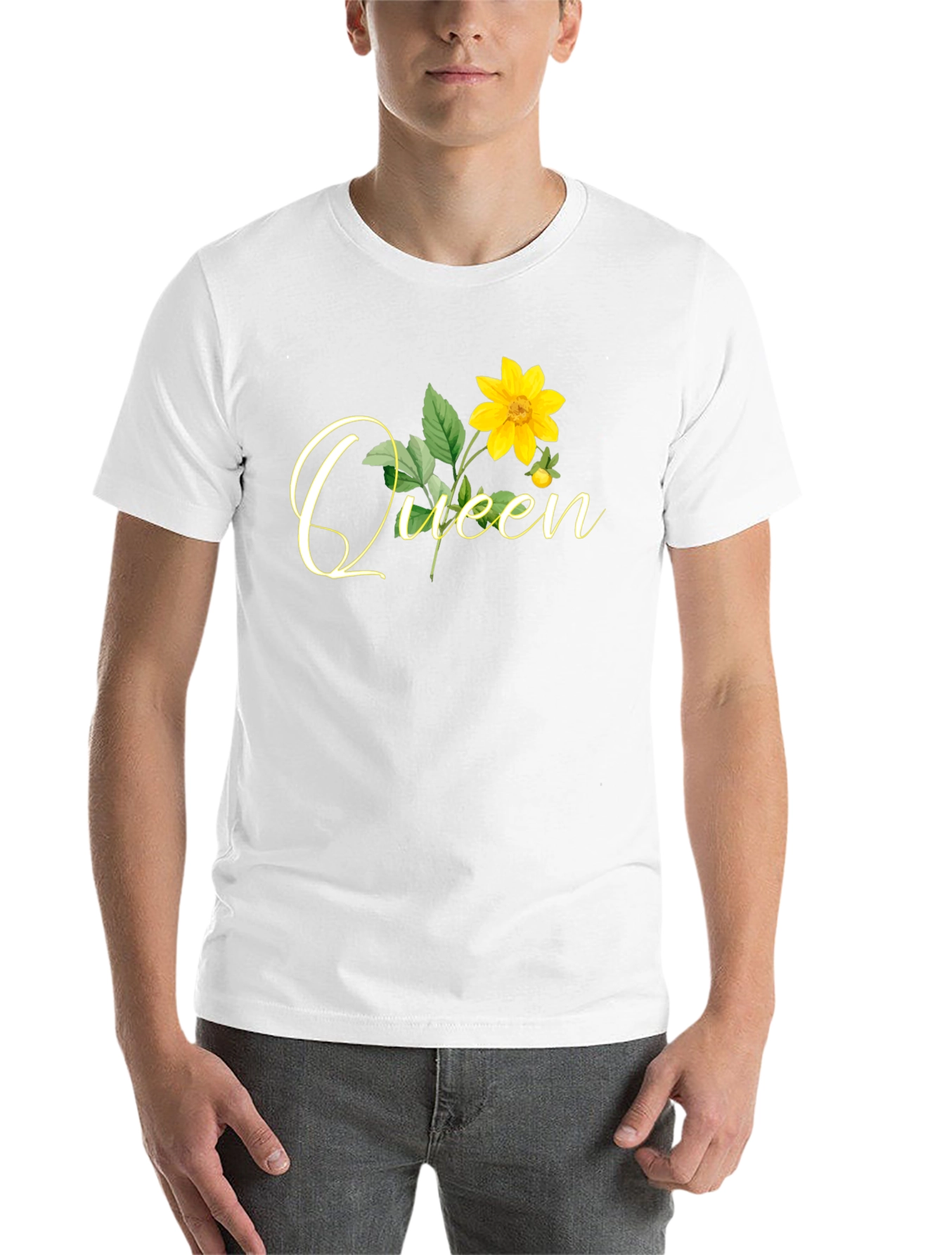 Black Queen Sunflower Graphic Tee - Black view 14