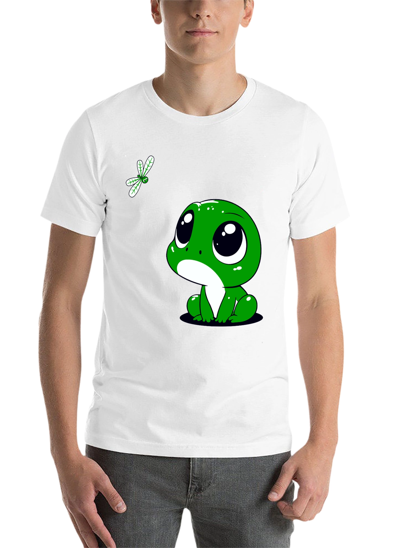 Black Cute Frog Graphic Tee - Whimsical Style view 14