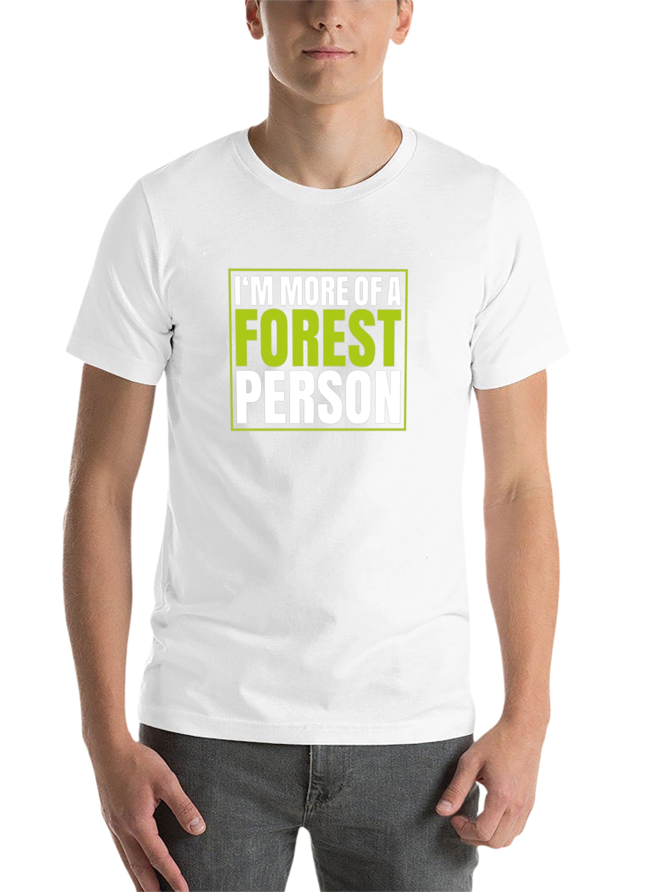 Black Forest Person Graphic T-Shirt - Nature Lover Tee view 14