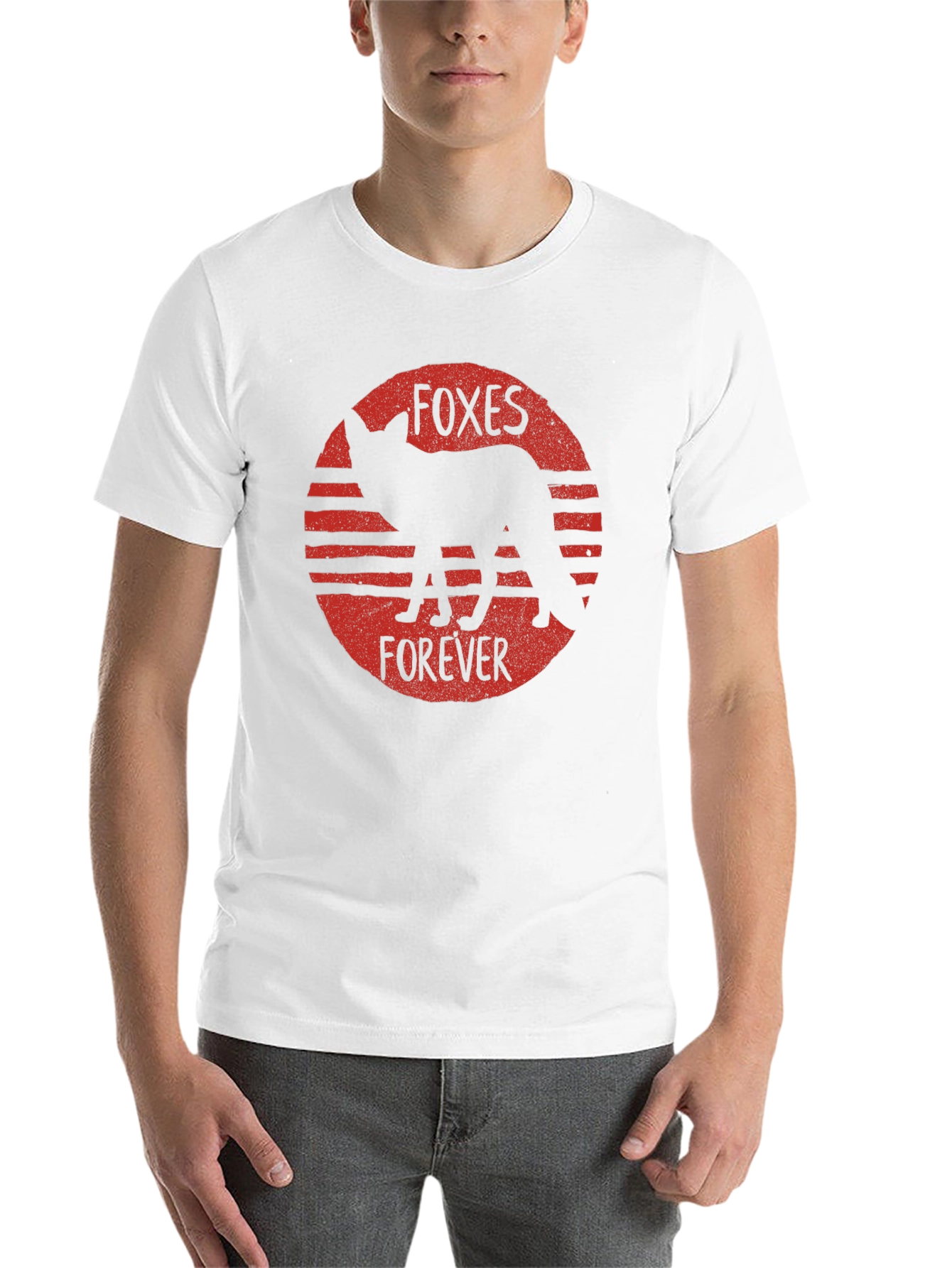 Black Foxes Forever Black Graphic T-Shirt view 14