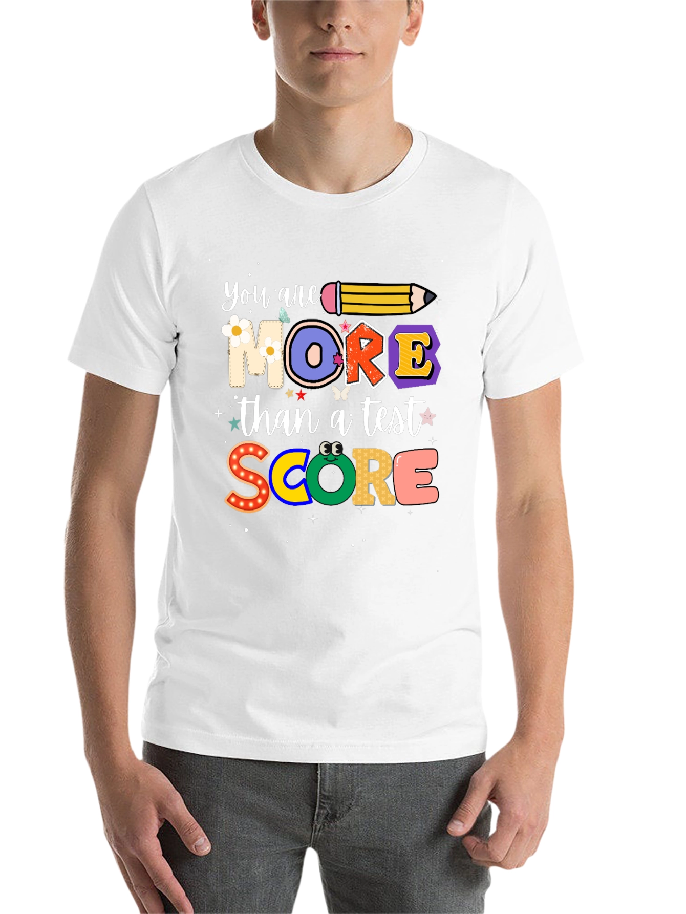 Black You Are More Than A Test Score T-Shirt view 14