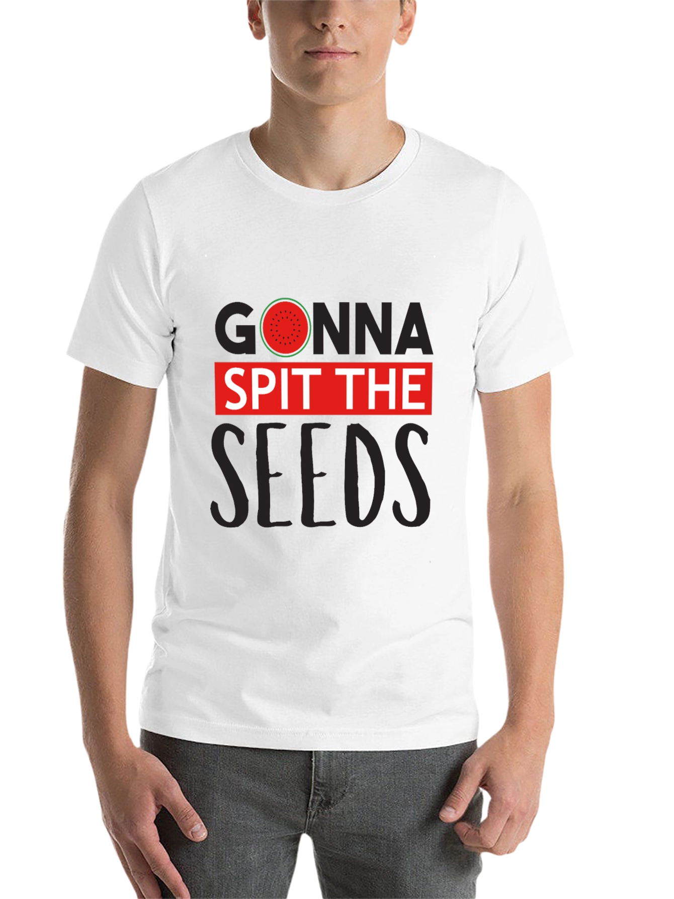 Black Gonna Spit The Seeds Watermelon T-Shirt view 14